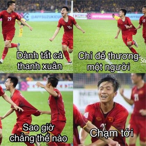 Đức Huy ảnh chế chung kết lượt đi AFF Cup 2018 Malaysia