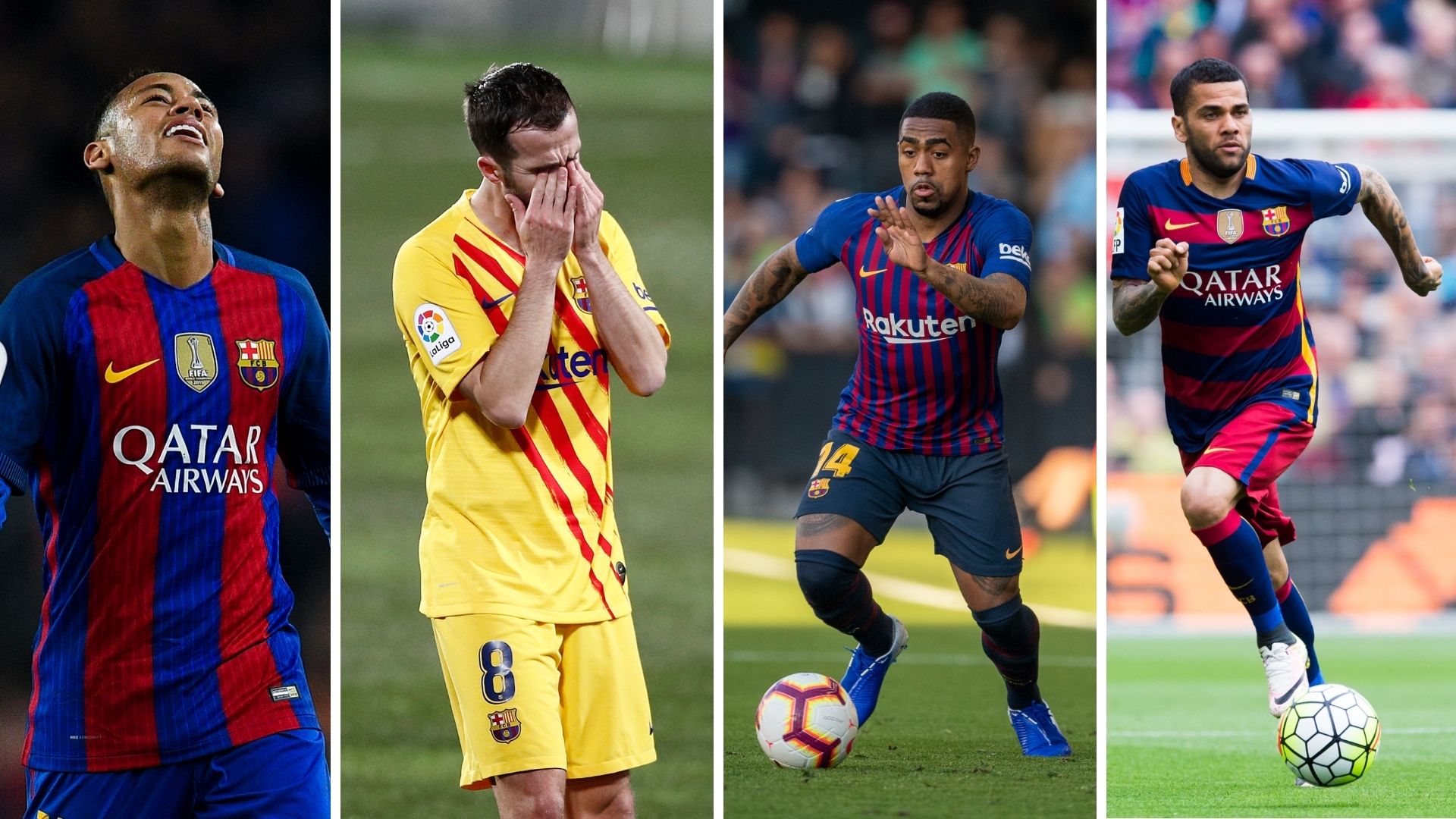 Neymar Malcom Dani Alves Pjanic