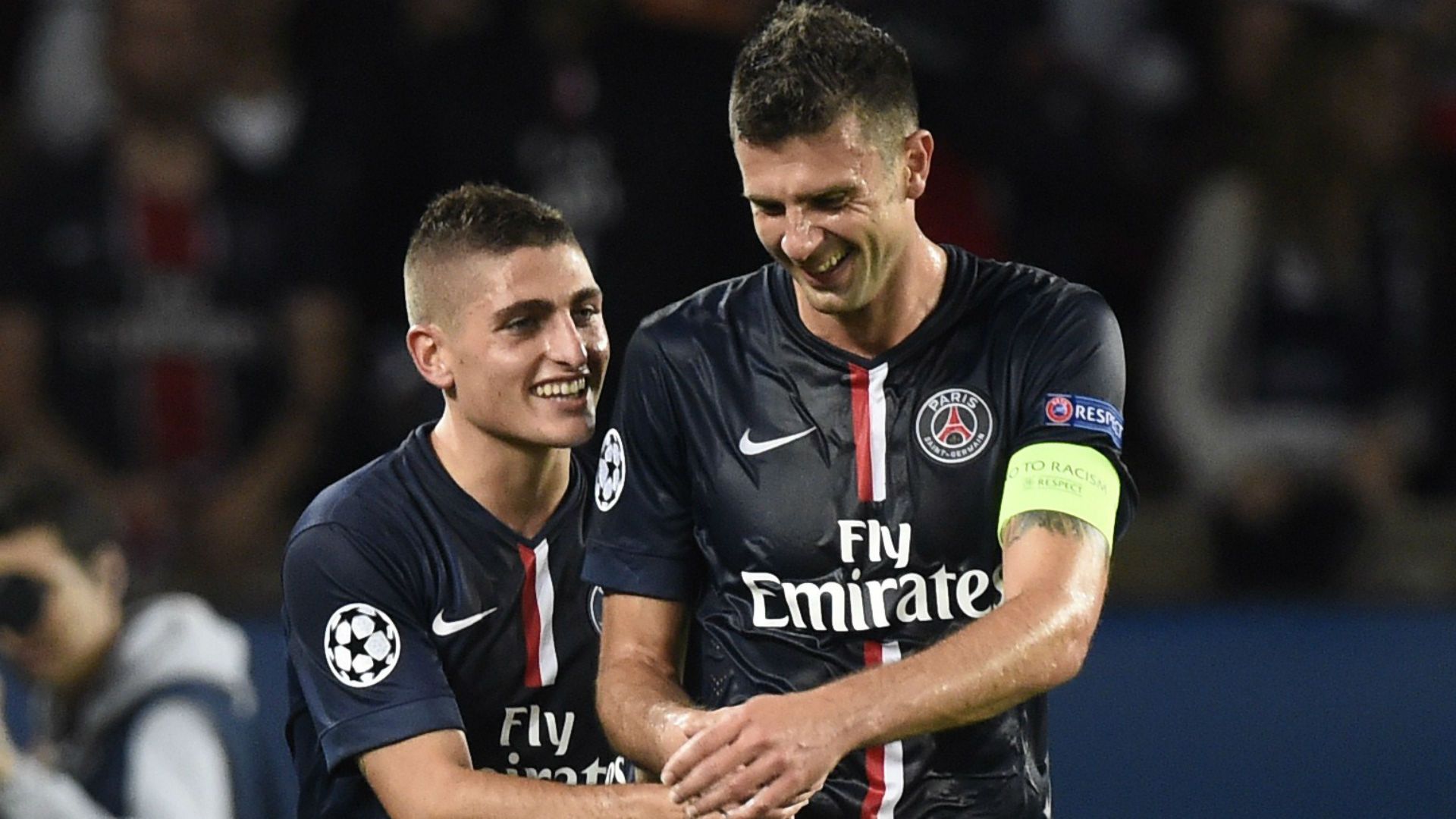 Thiago Motta Marco Verratti Paris SG