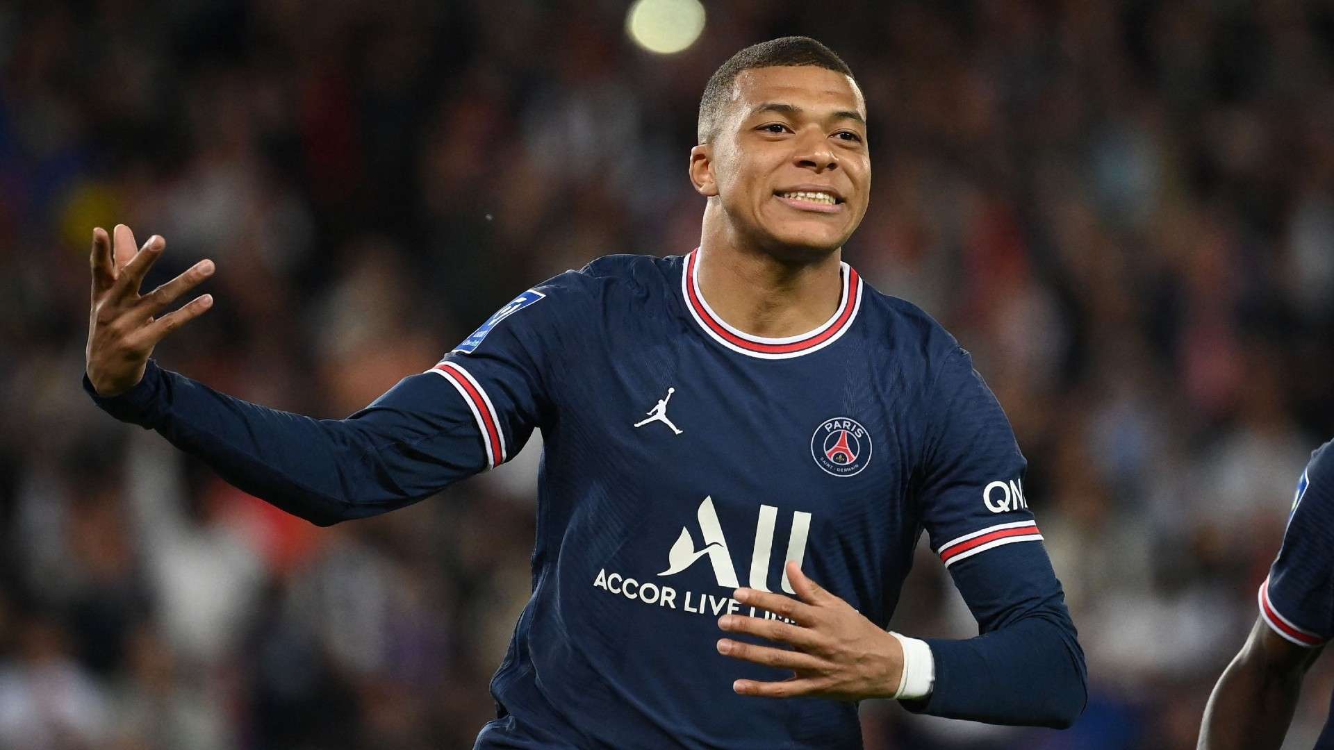 Kylian Mbappe PSG vs Marseille Ligue 1 2021-22