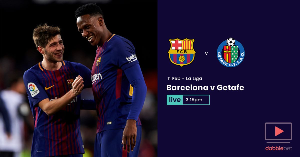 Barca Getafe la liga graphic