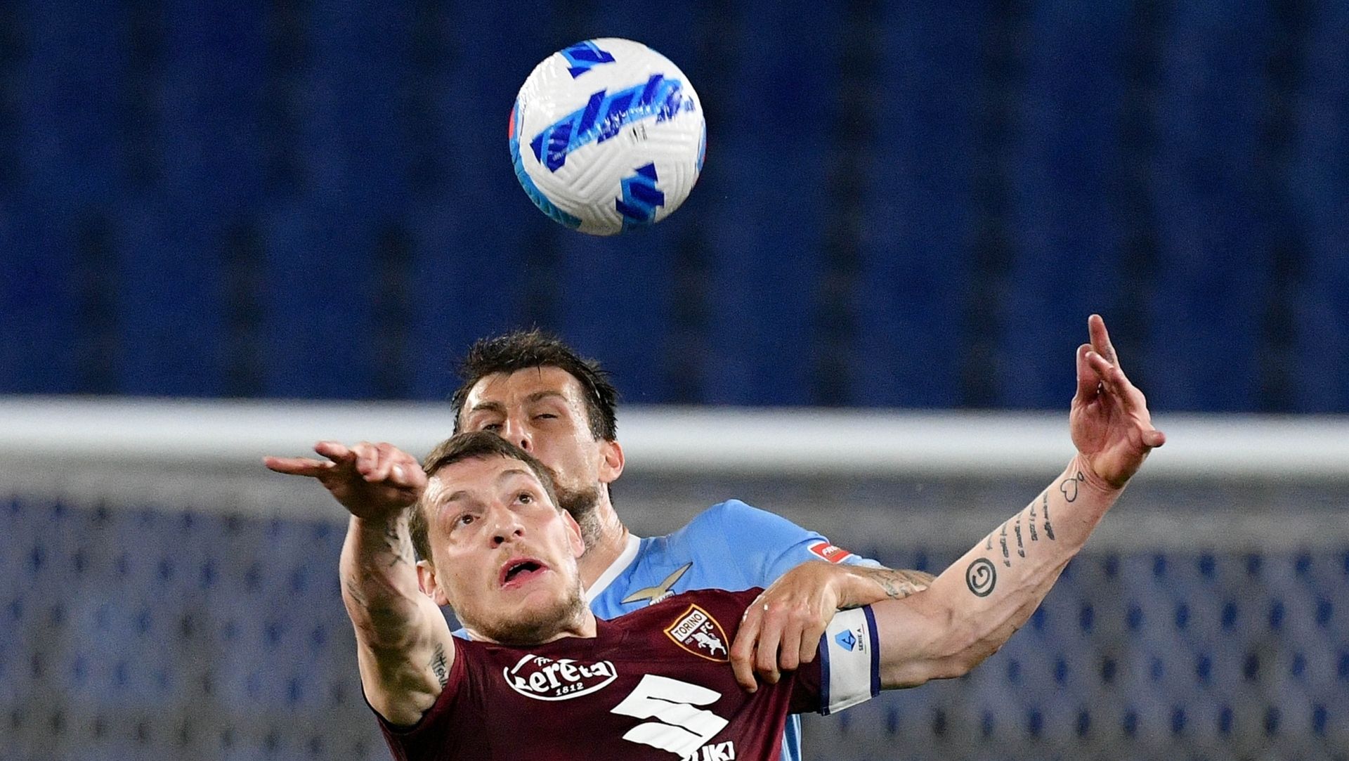 Francesco Acerbi Andrea Belotti Lazio Torino 16042022