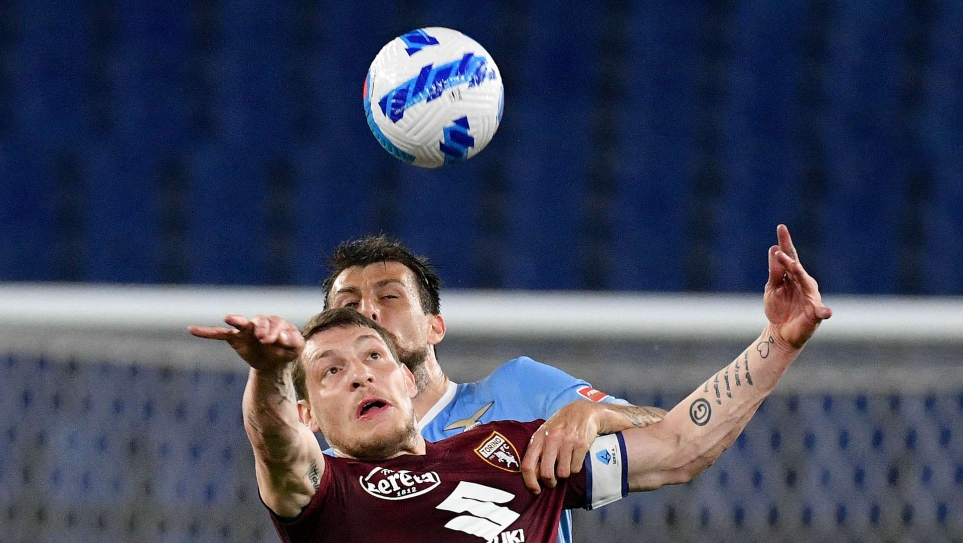 Francesco Acerbi Andrea Belotti Lazio Torino 16042022