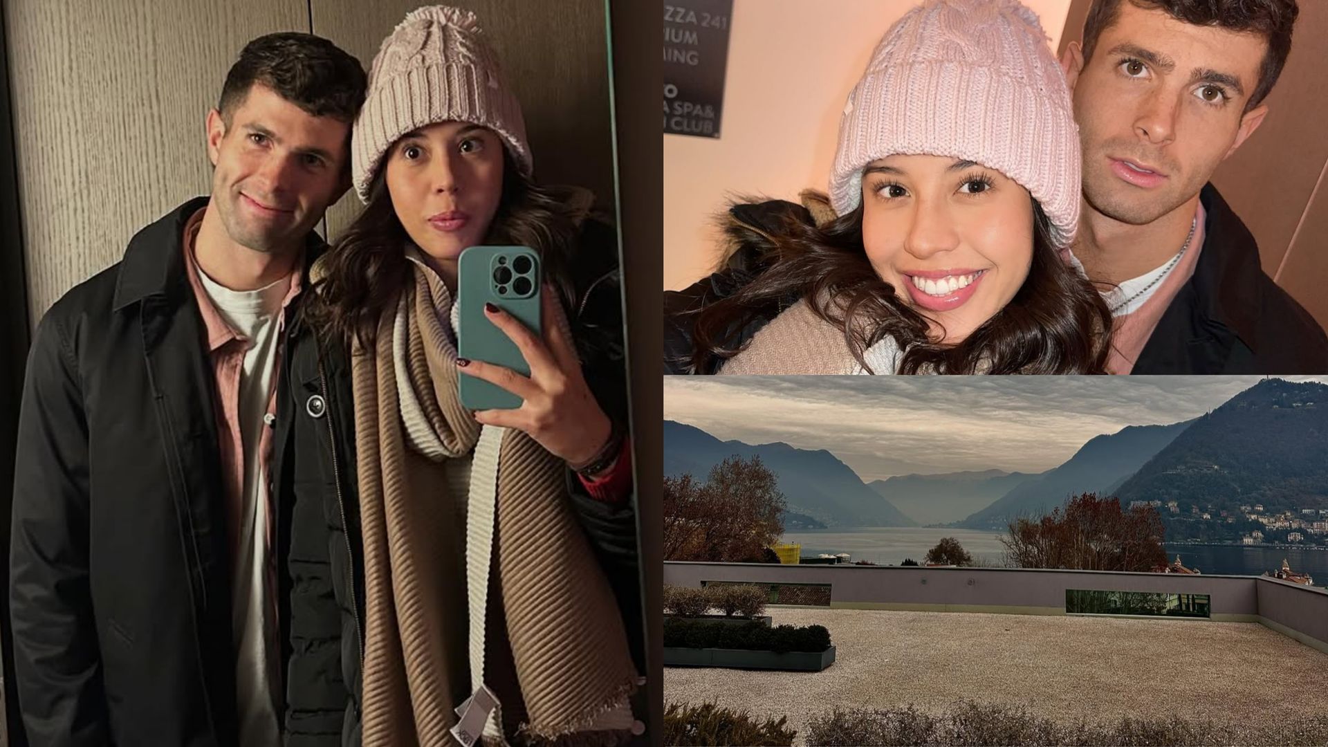 Christian Pulisic Alexa Melton Lake Como 2024