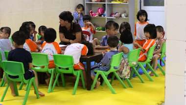 Sài Gòn FC làm từ thiện mùa Trung thu 2018