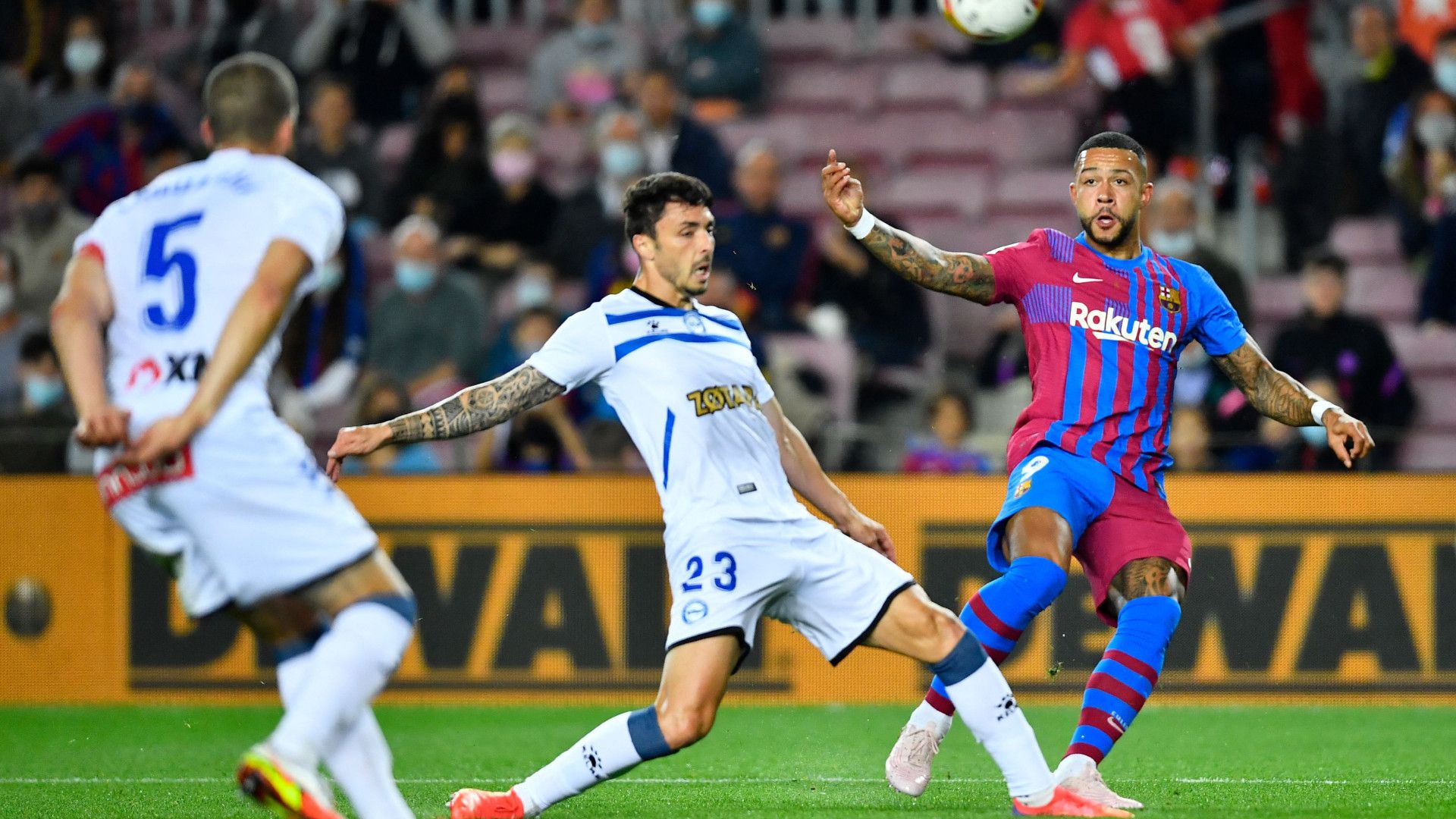 MEMPHIS DEPAY BARCELONA LALIGA 30102021