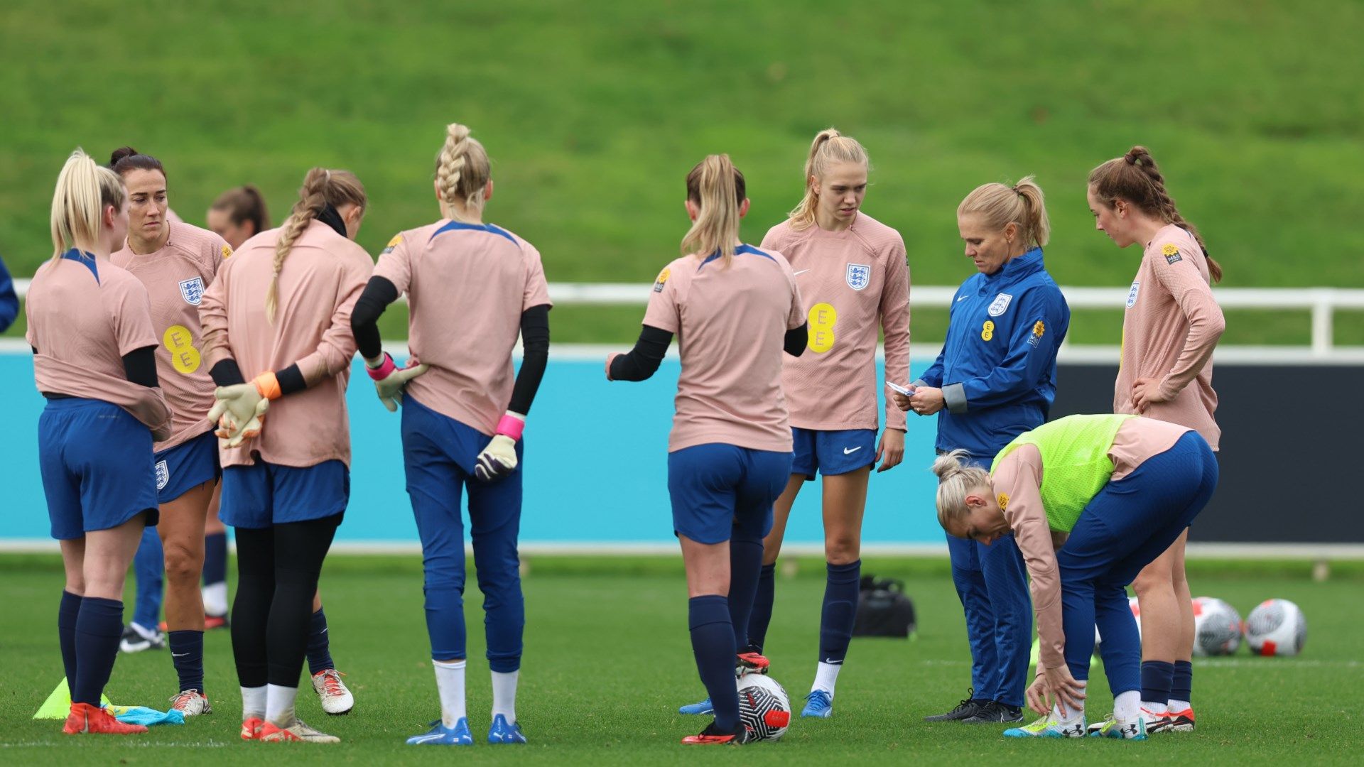 England Women training 2023