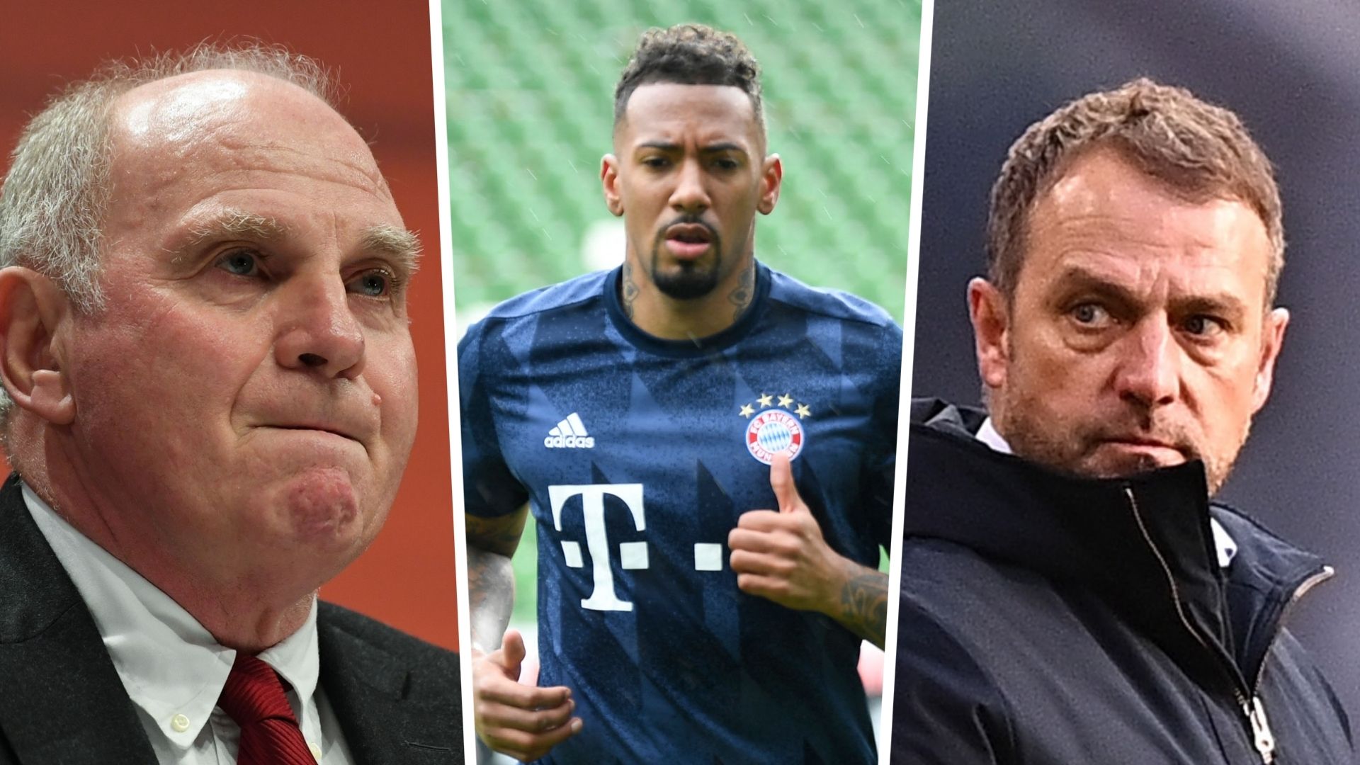 Uli Hoeneß Jerome Boateng Hansi Flick