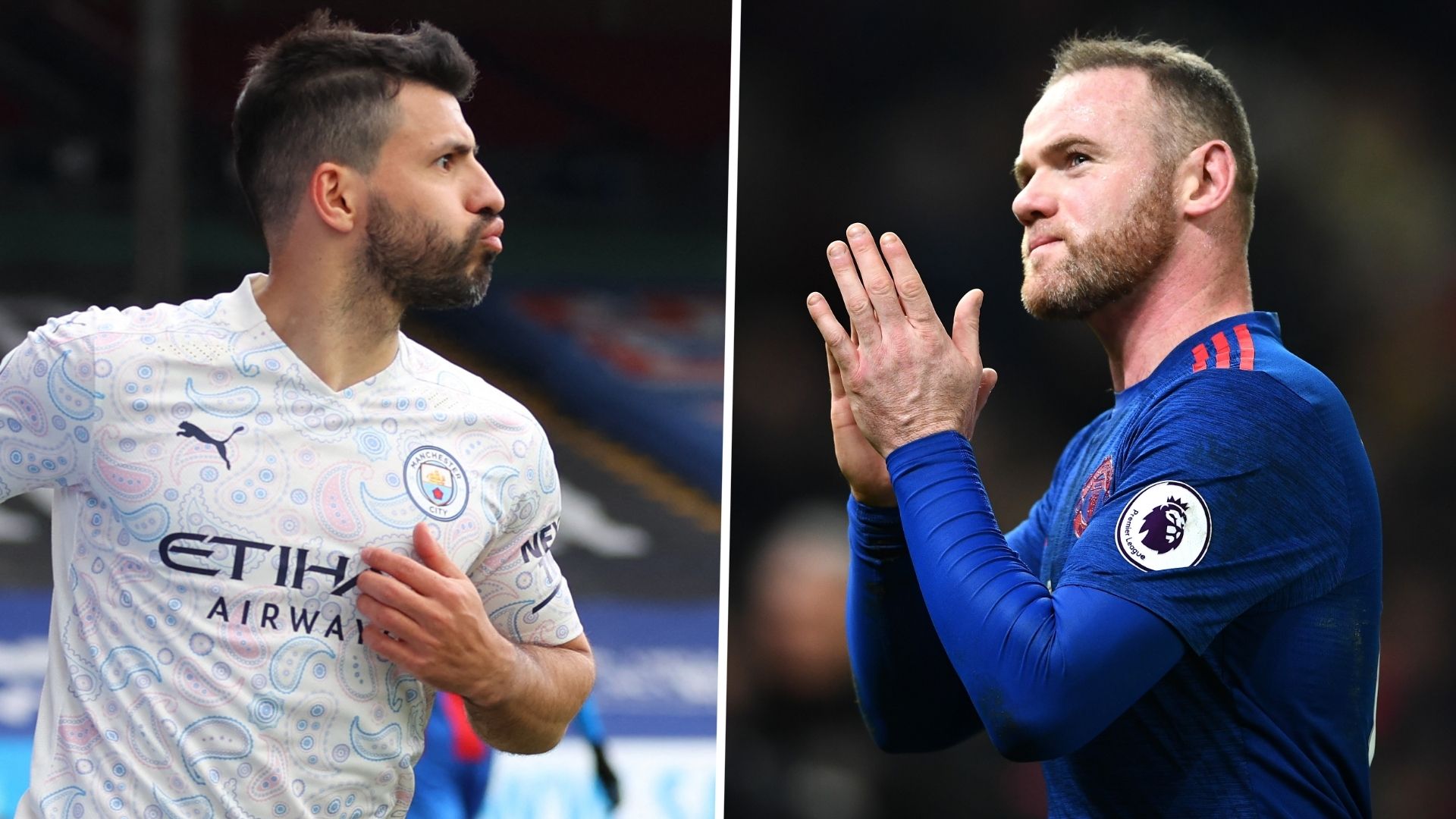 Sergio Aguero Wayne Rooney