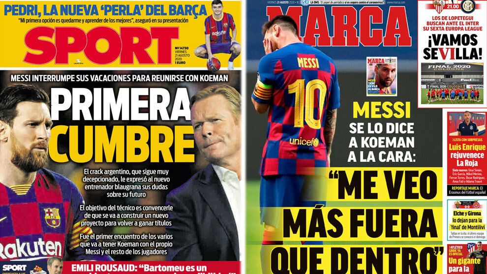 ,Messi, portadas de prensa