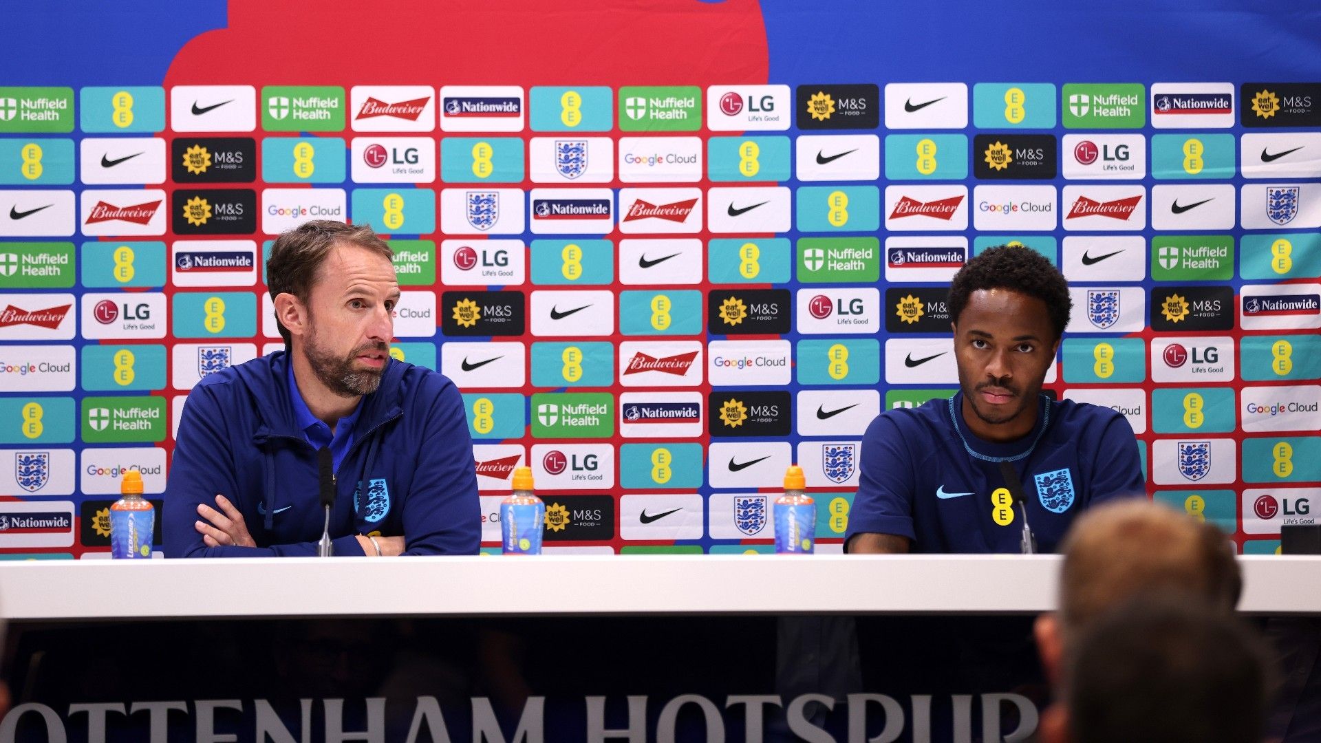 Raheem Sterling Gareth Southgate England 2022 presser