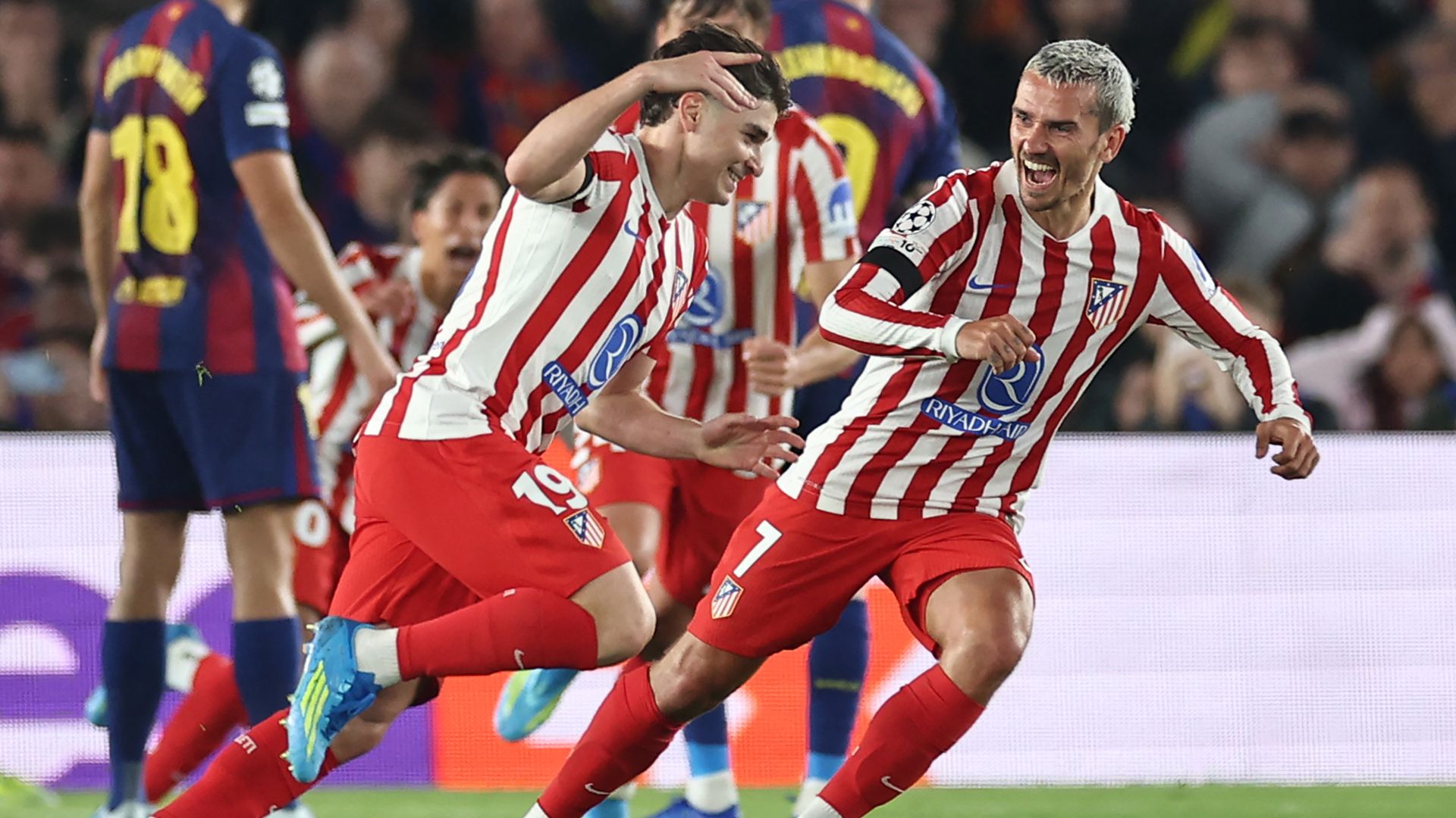 Barcellona Atletico Madrid Alvarez Griezmann