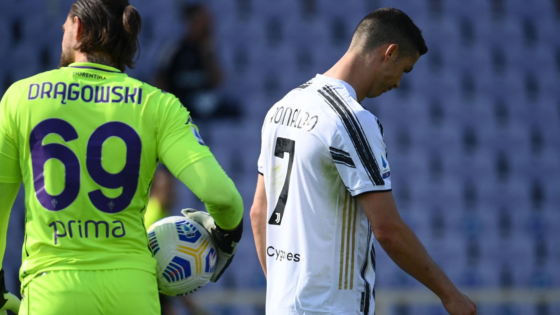 Ronaldo Dragowski Fiorentina Juventus Serie A
