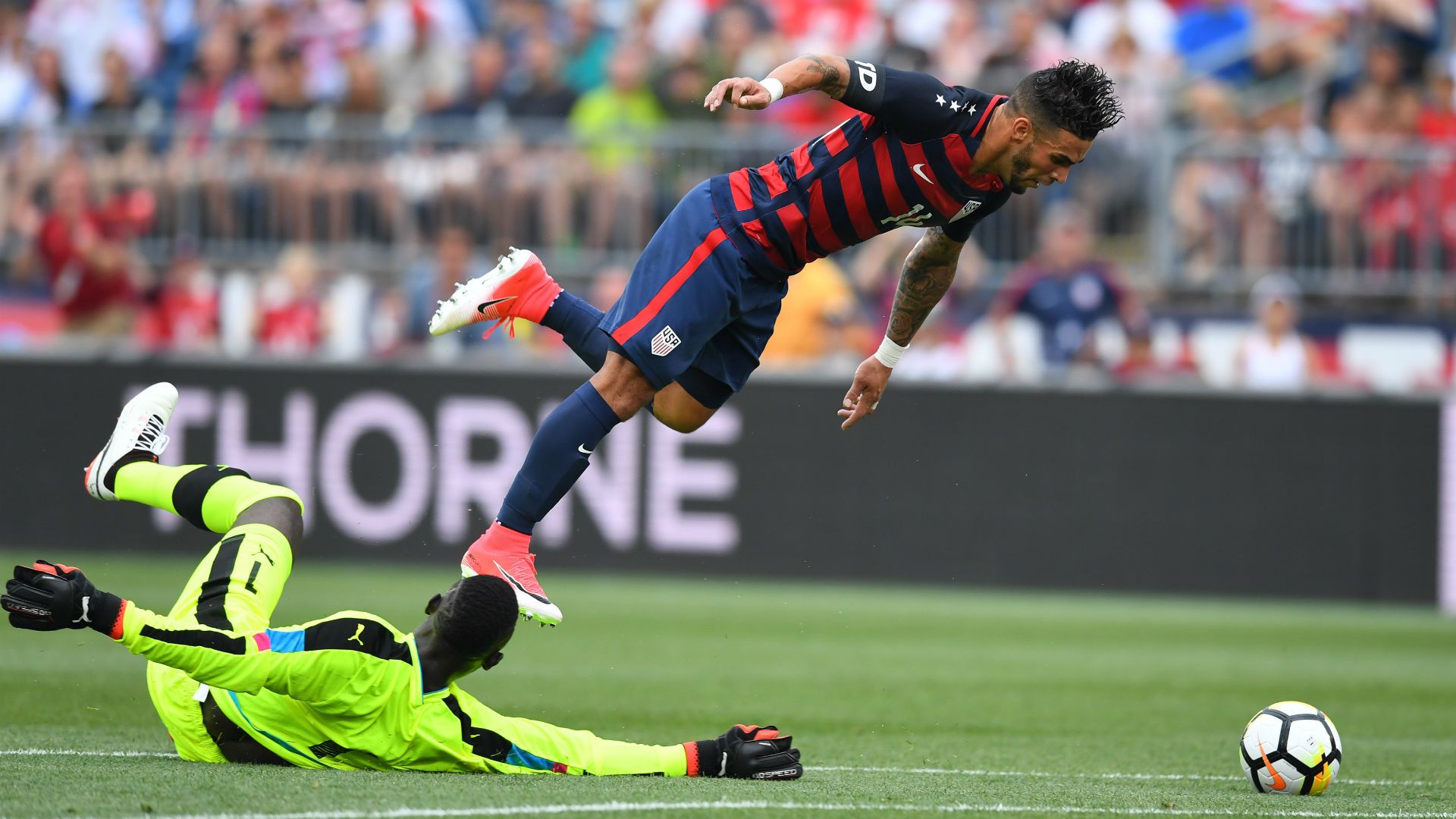 Dom Dwyer Richard Ofari USA Ghana