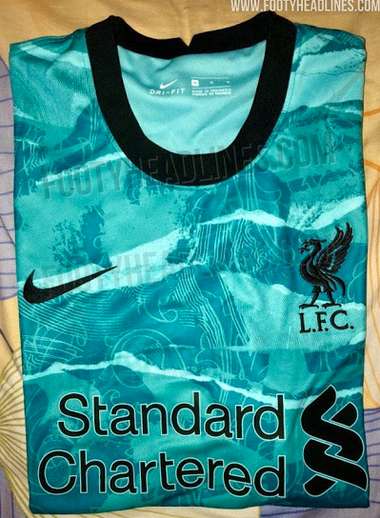Liverpool away kit leak
