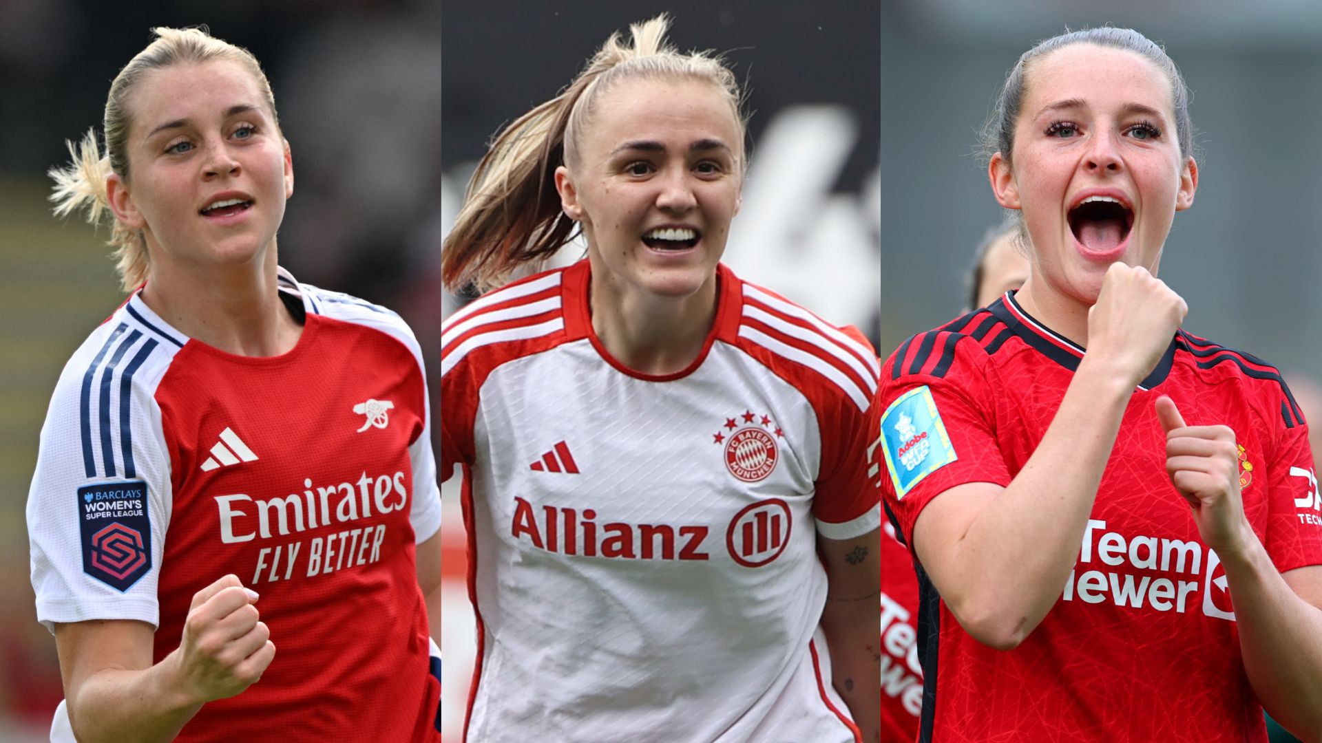 GFX Alessia Russo Georgia Stanway Ella Toone