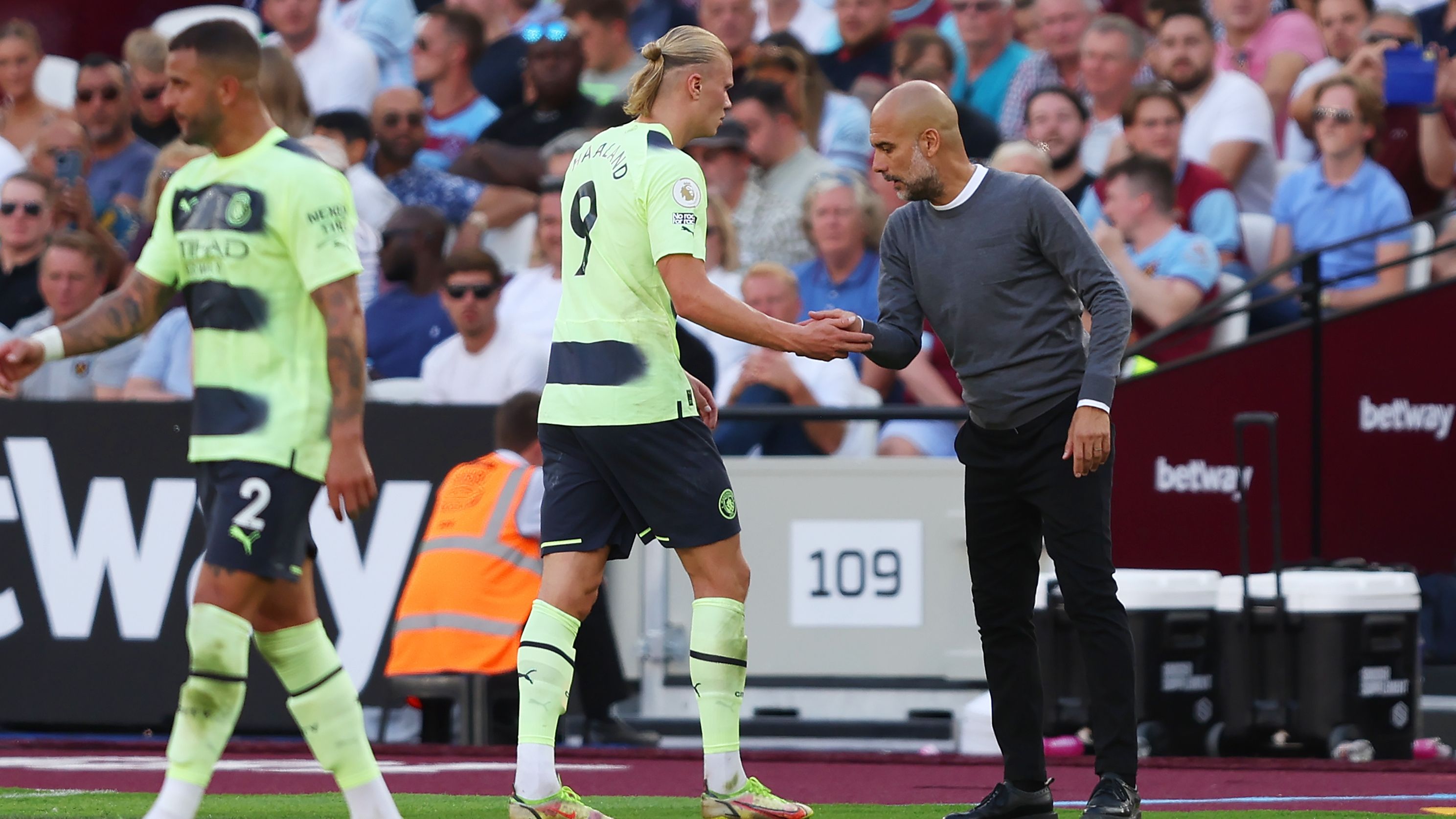 Erling Haaland Pep Guardiola Manchester City 2022-23