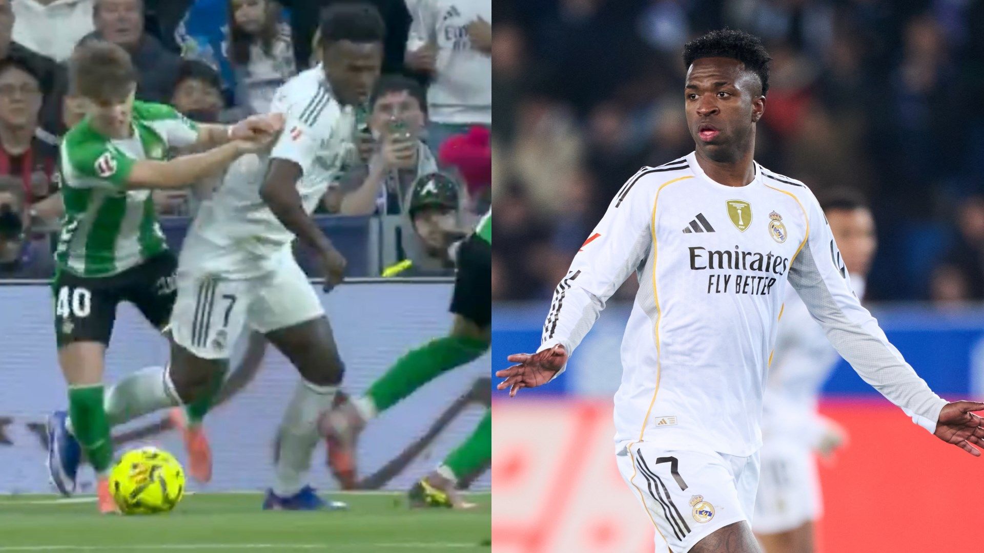 Vinicius Junior Real Madrid Real Betis