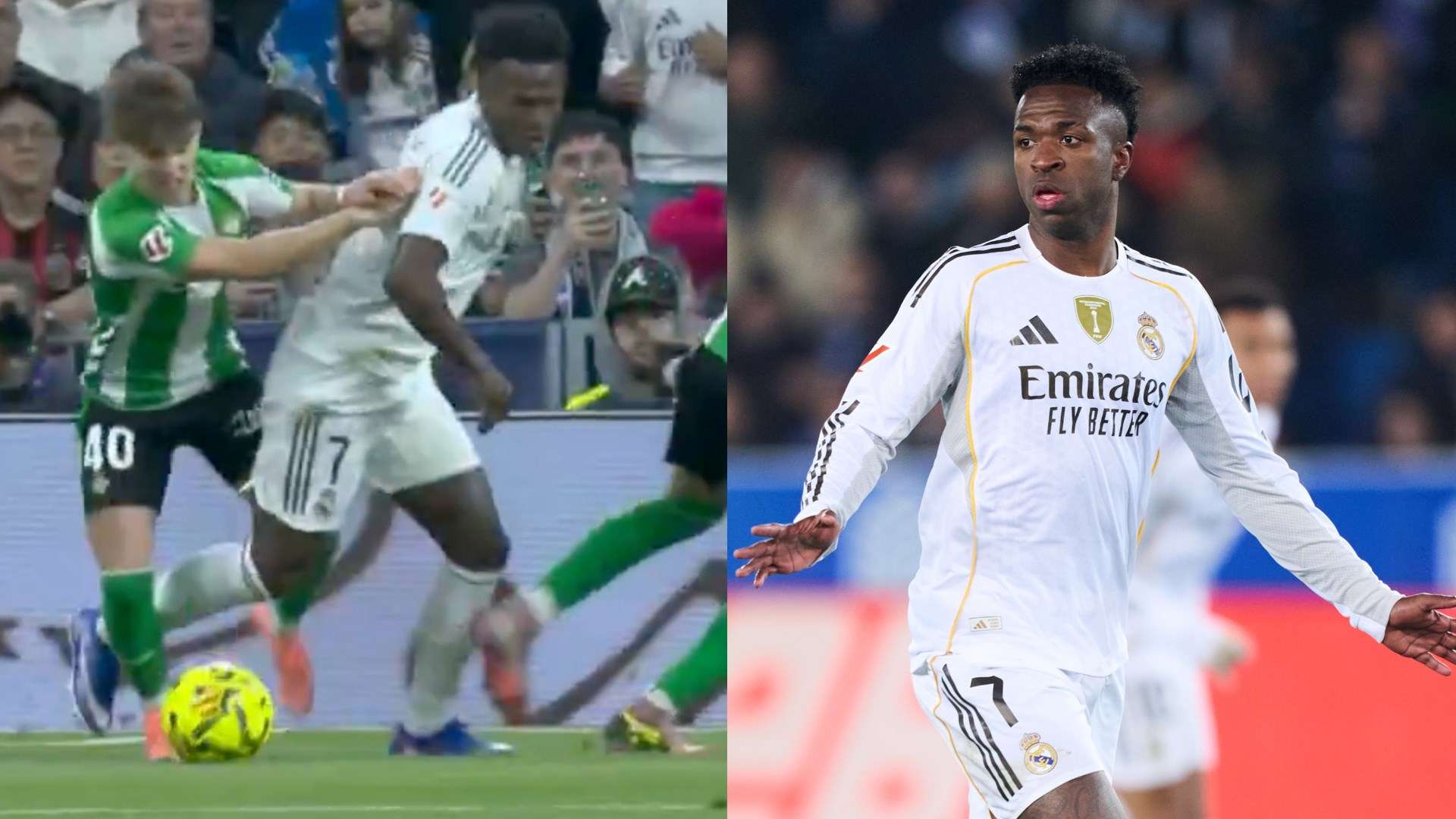 Vinicius Junior Real Madrid Real Betis