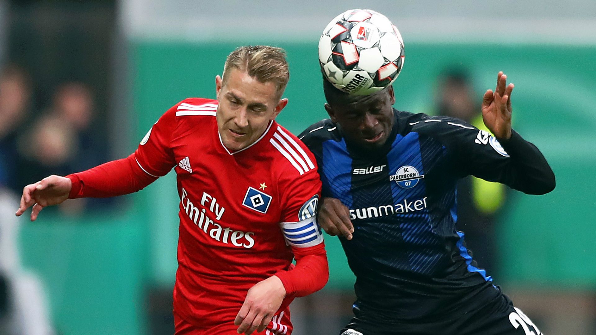 LEWIS HOLTBY HAMBURG JAMILU COLLINS PADERBORN DFB POKAL 02042019