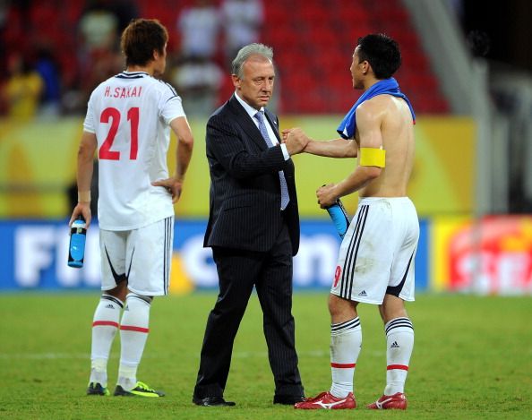 Japan, Alberto Zaccheroni after Italy match