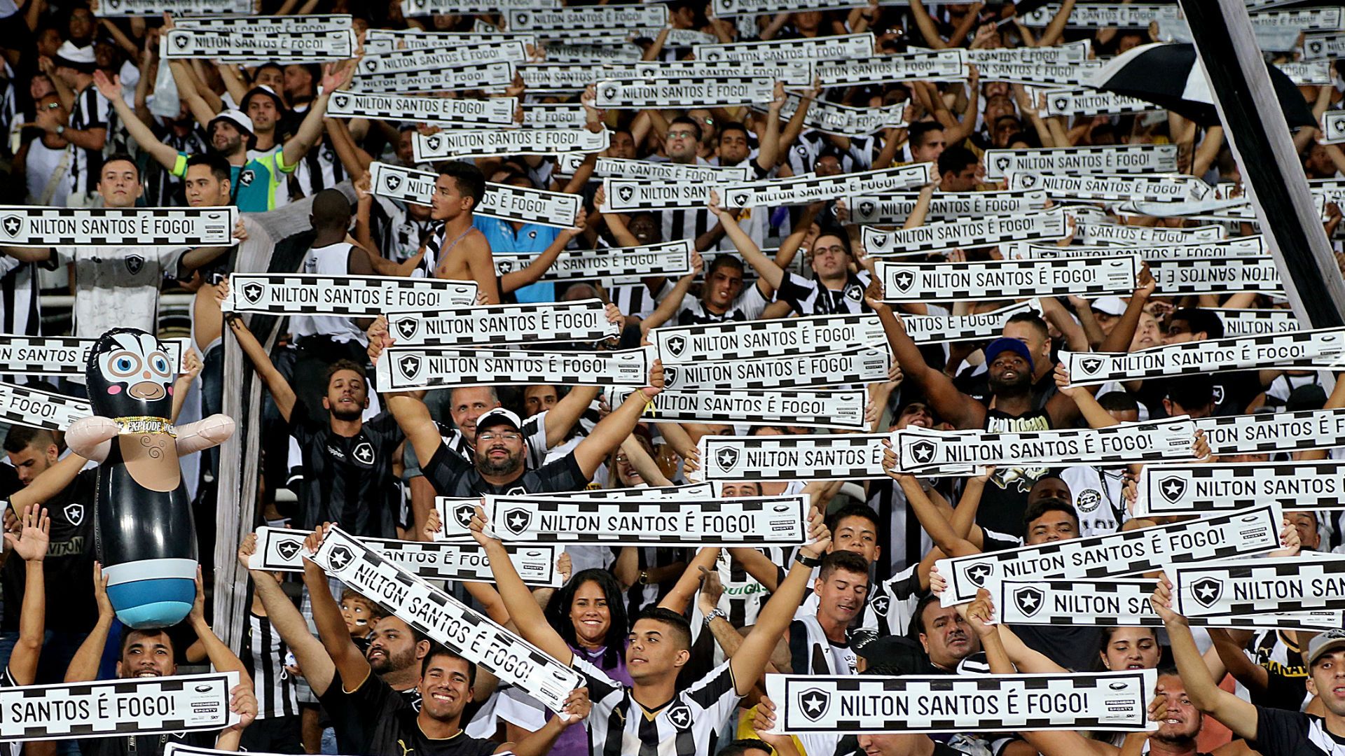 Torcida Botafogo Nilton Santos 15 03 2017