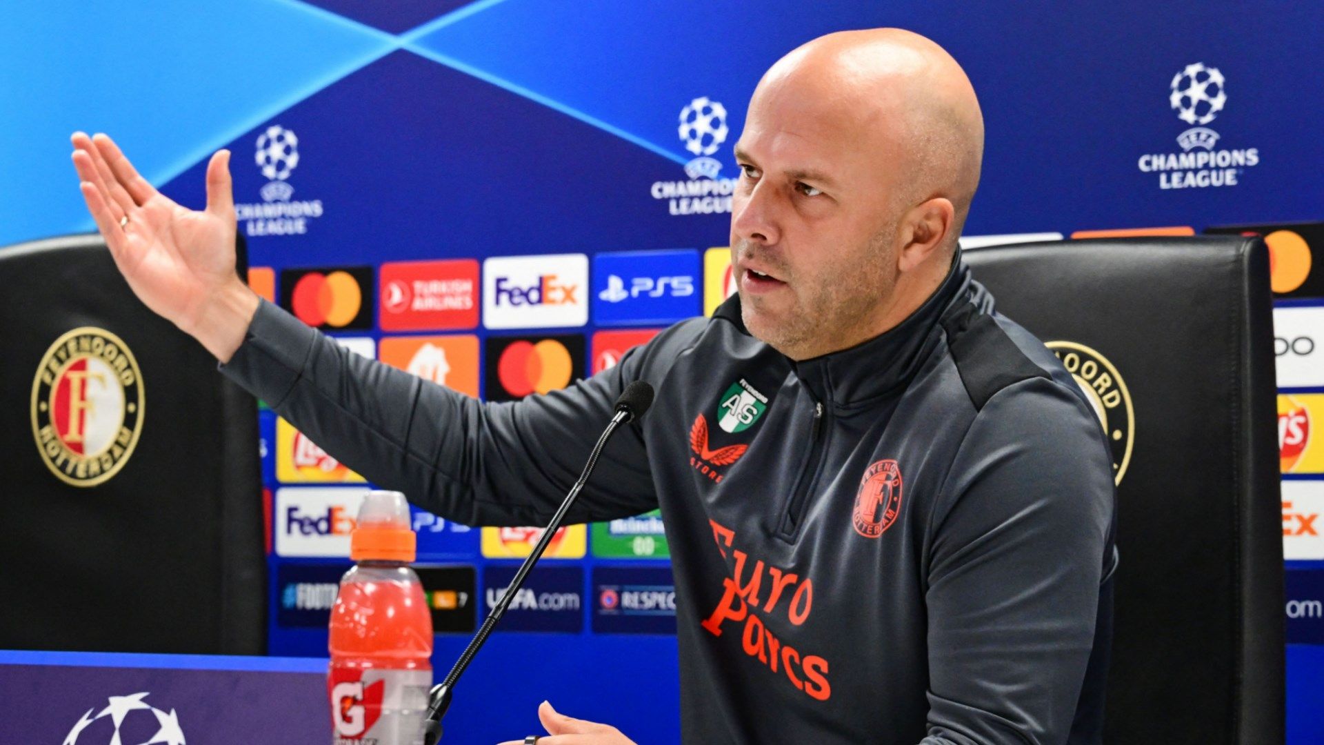 Arne Slot Feyenoord Champions League 