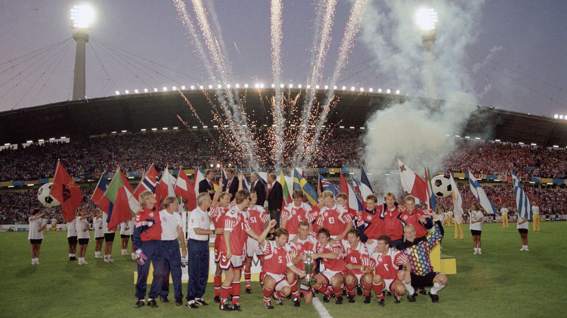 Denmark winning Euro 1992