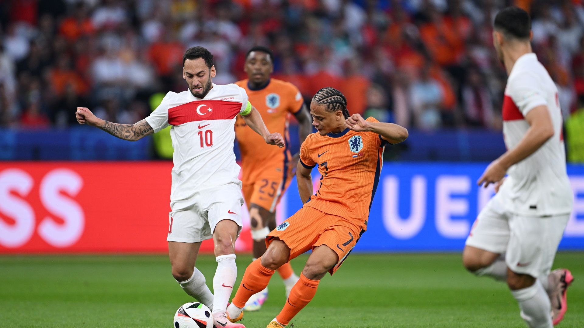 Calhanoglu Xavi Simons Netherlands Turkey Euro 2024