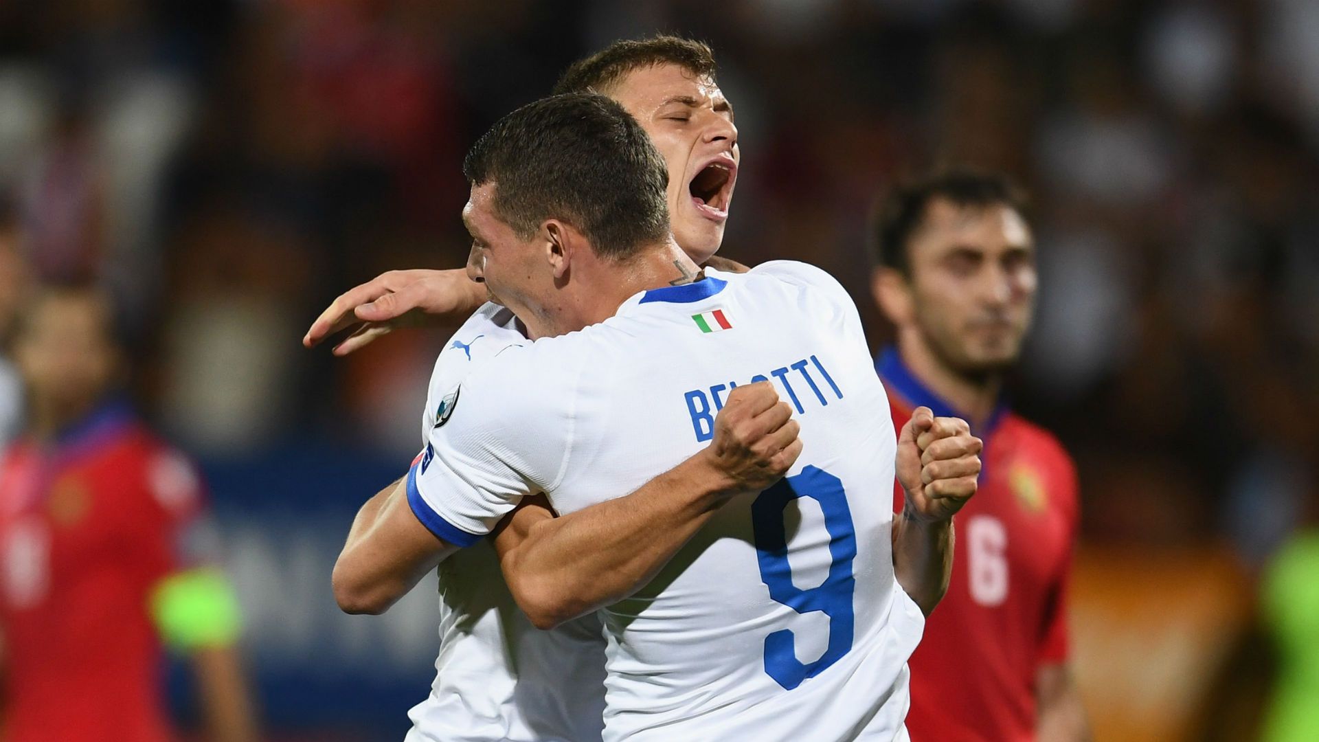 Nicol Barella Andrea Belotti Italy Armenia