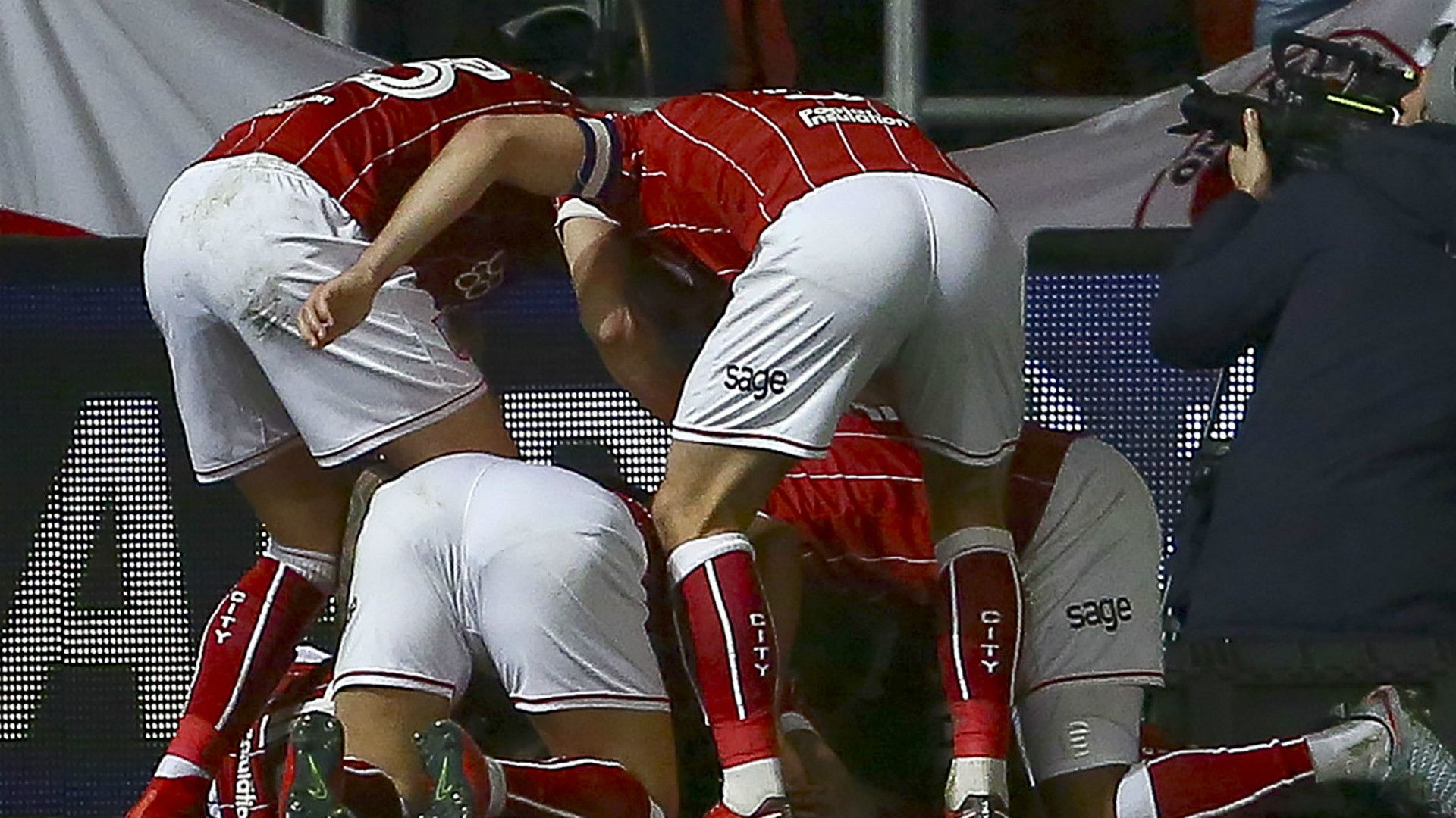 Bristol City celebrate