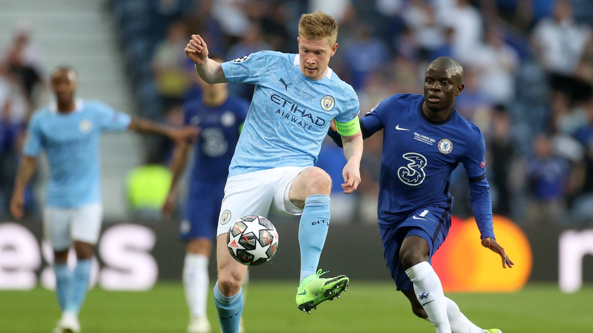 Kevin De Bruyne N'golo Kante Manchester City FC Chelsea Champions League Finale