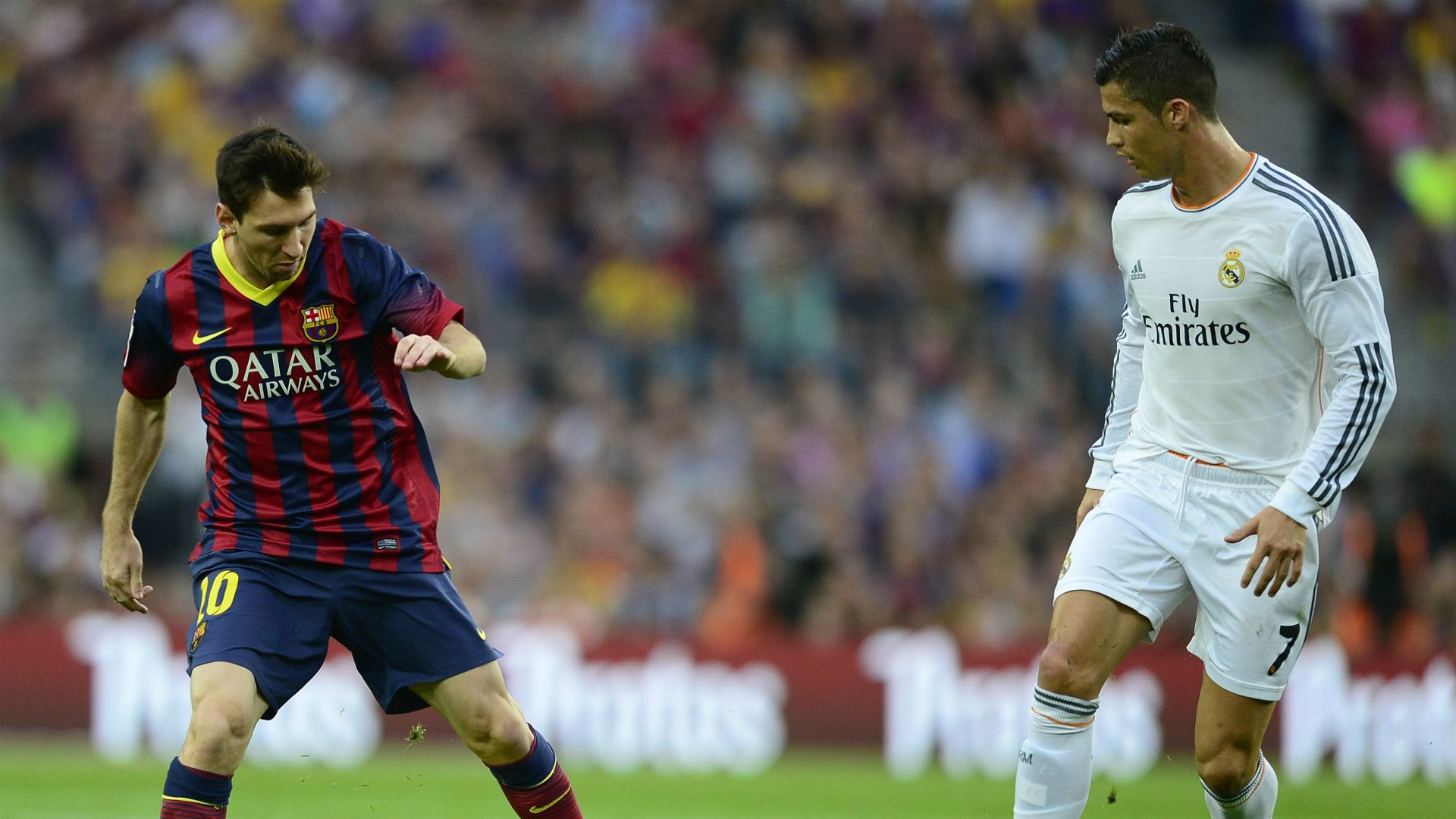 Lionel Messi Cristiano Ronaldo FC BARCELONA REAL MADRID La Liga 10262013