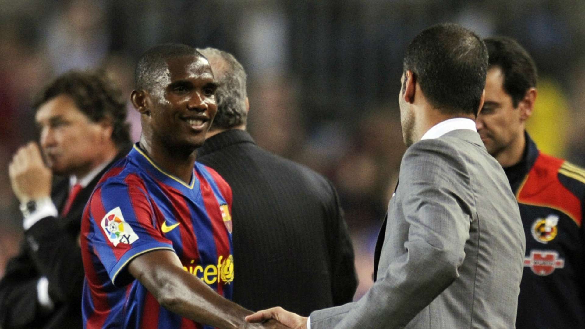 Eto'o Guardiola Barcelona