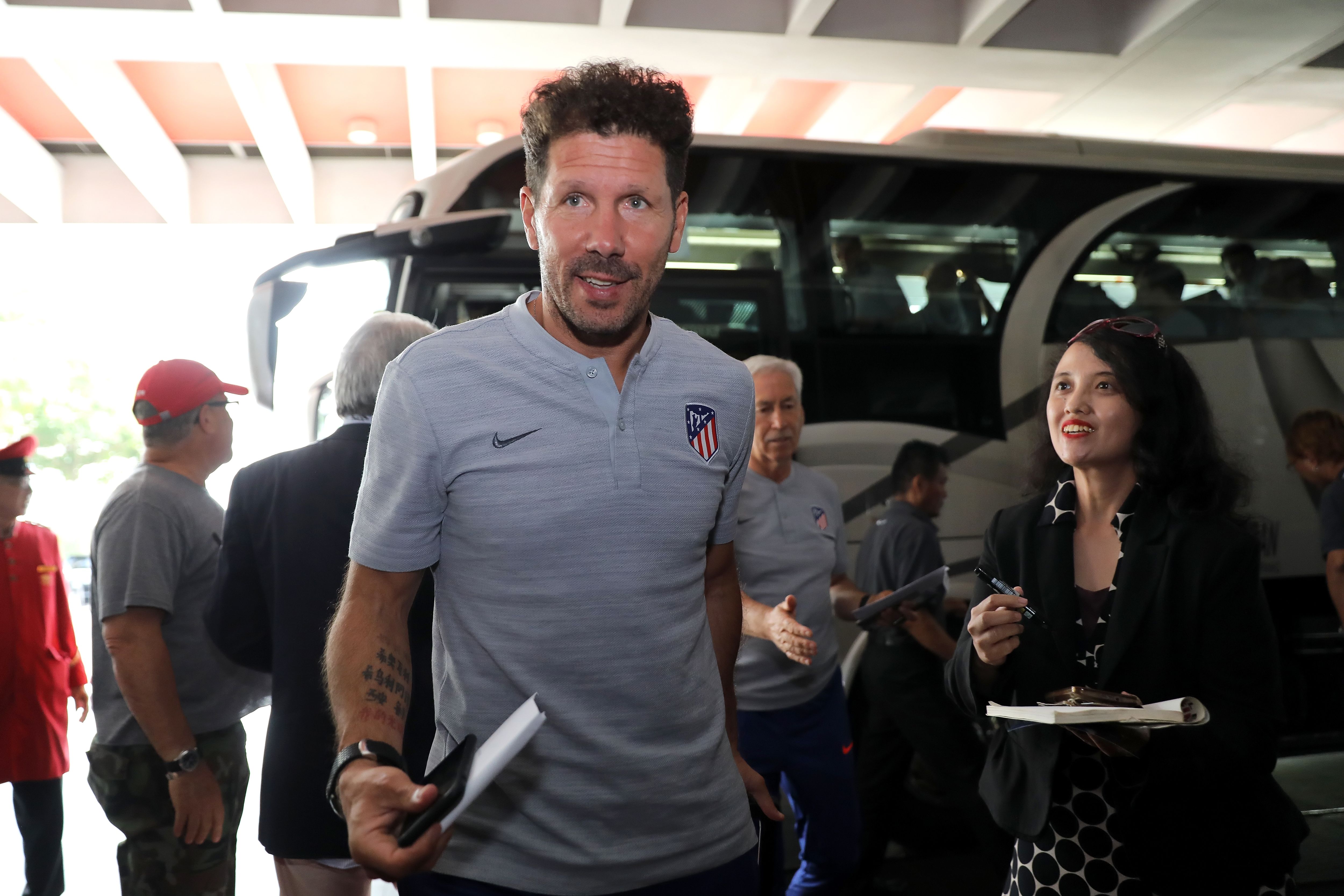 Diego Simeone Atletico Madrid ICC 2018 Singapore
