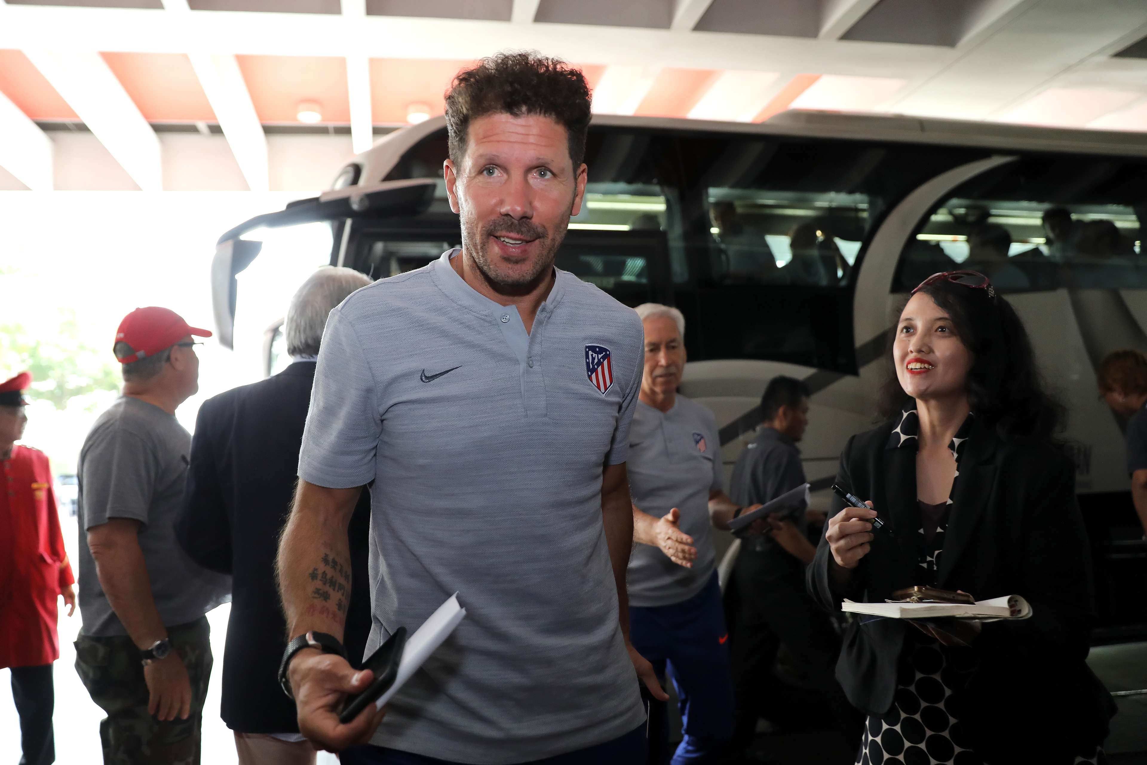 Diego Simeone Atletico Madrid ICC 2018 Singapore