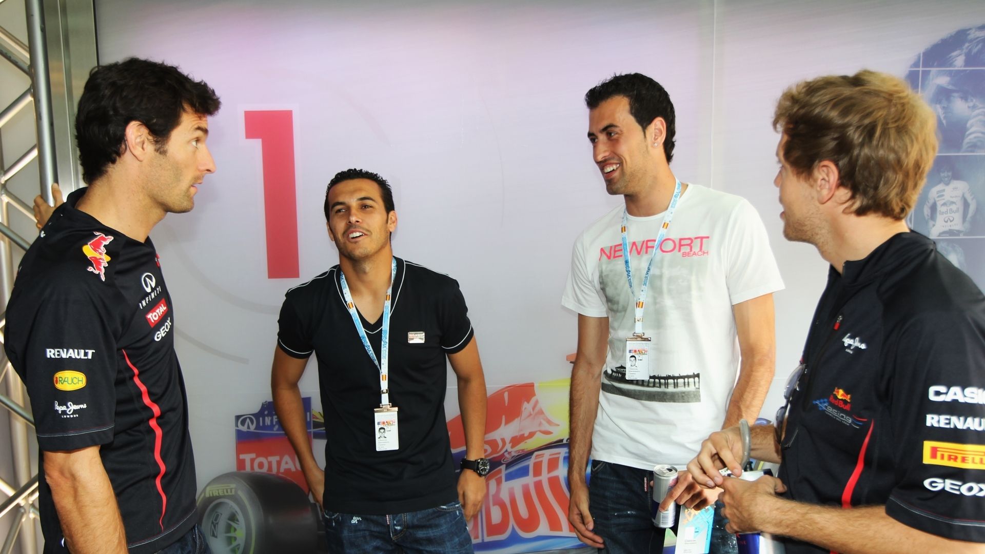 Mark Webber Sebastian Vettel Pedro Formula One F1