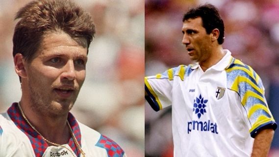 Hristo Stoichkov (BUL), Oleg Salenko (RUS)