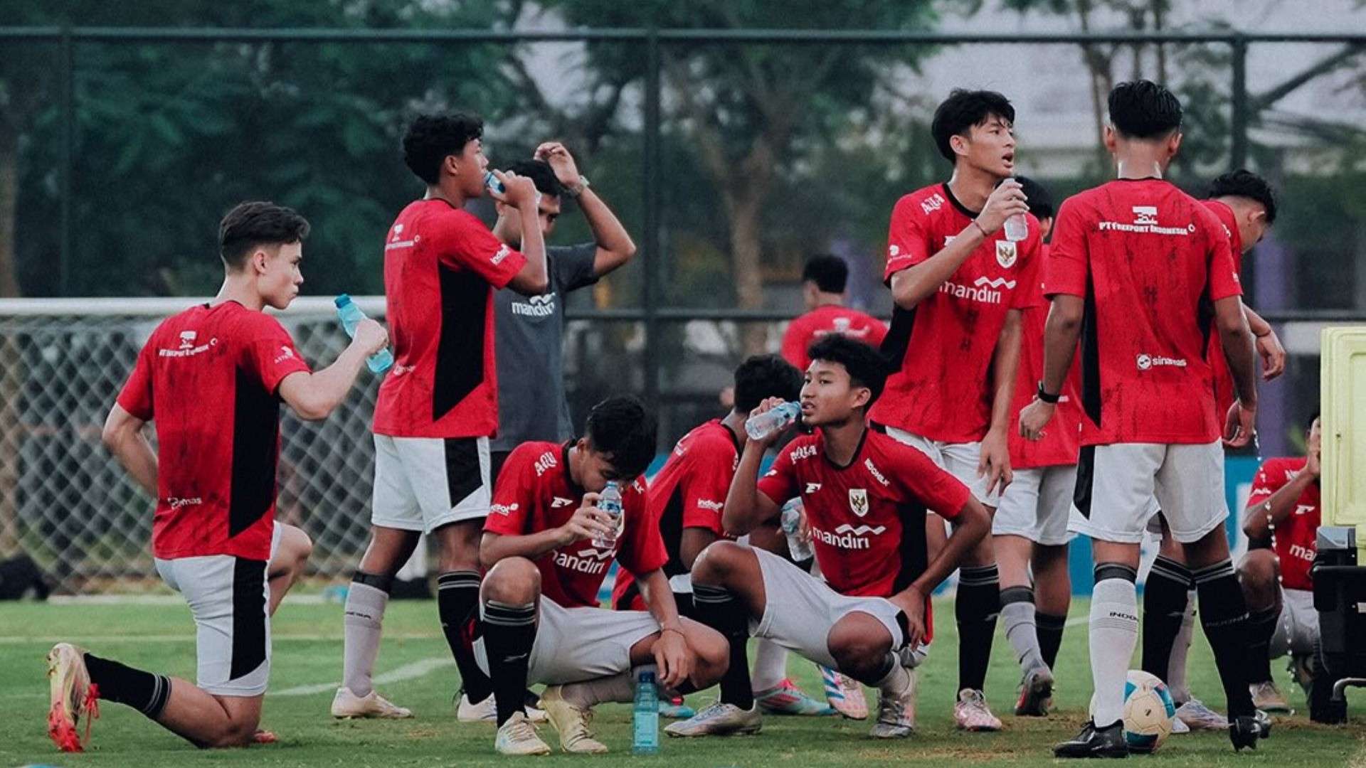 Latihan Timnas Indonesia U-17