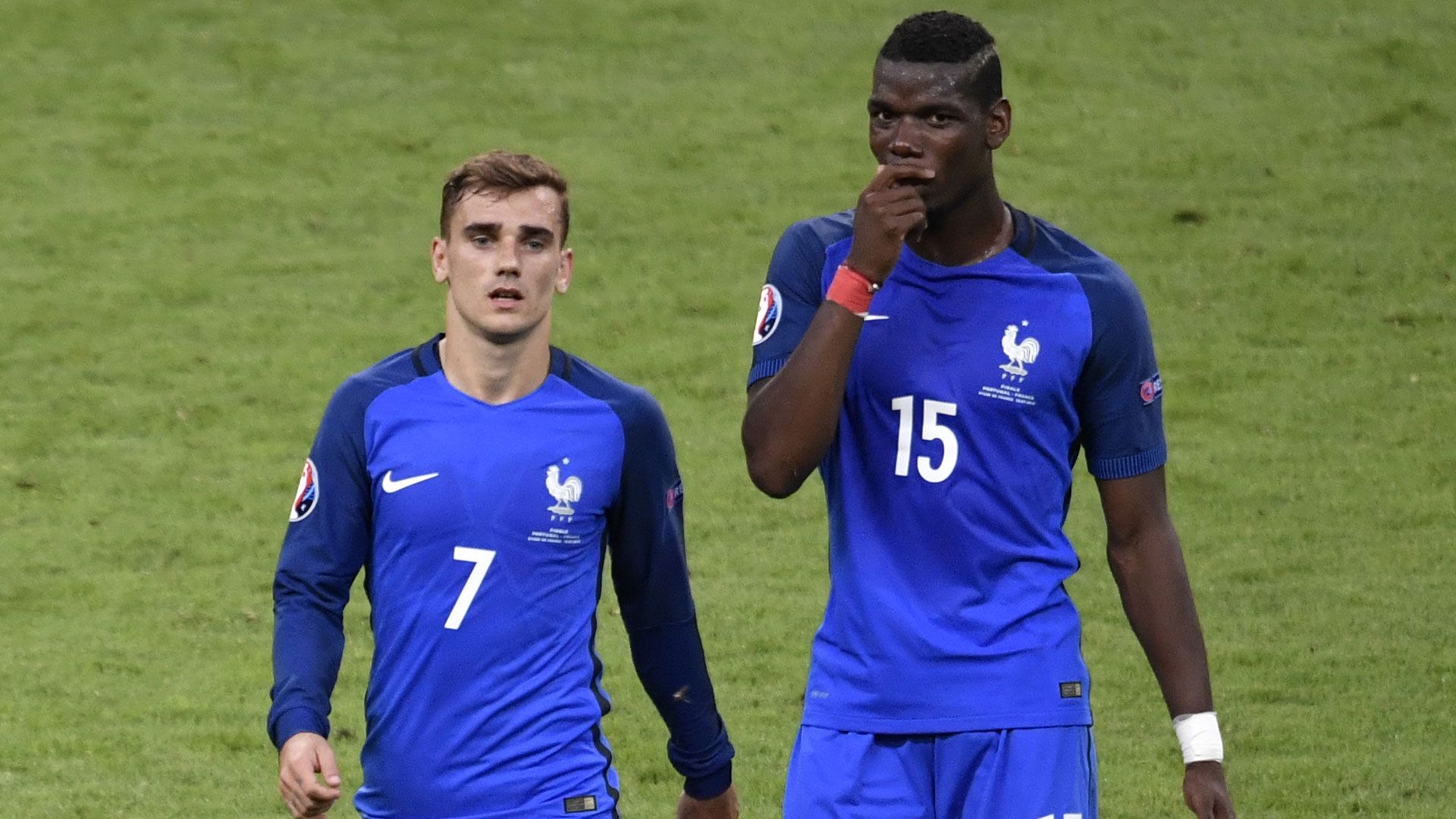Antoine Griezmann Paul Pogba Frankreich 11072016