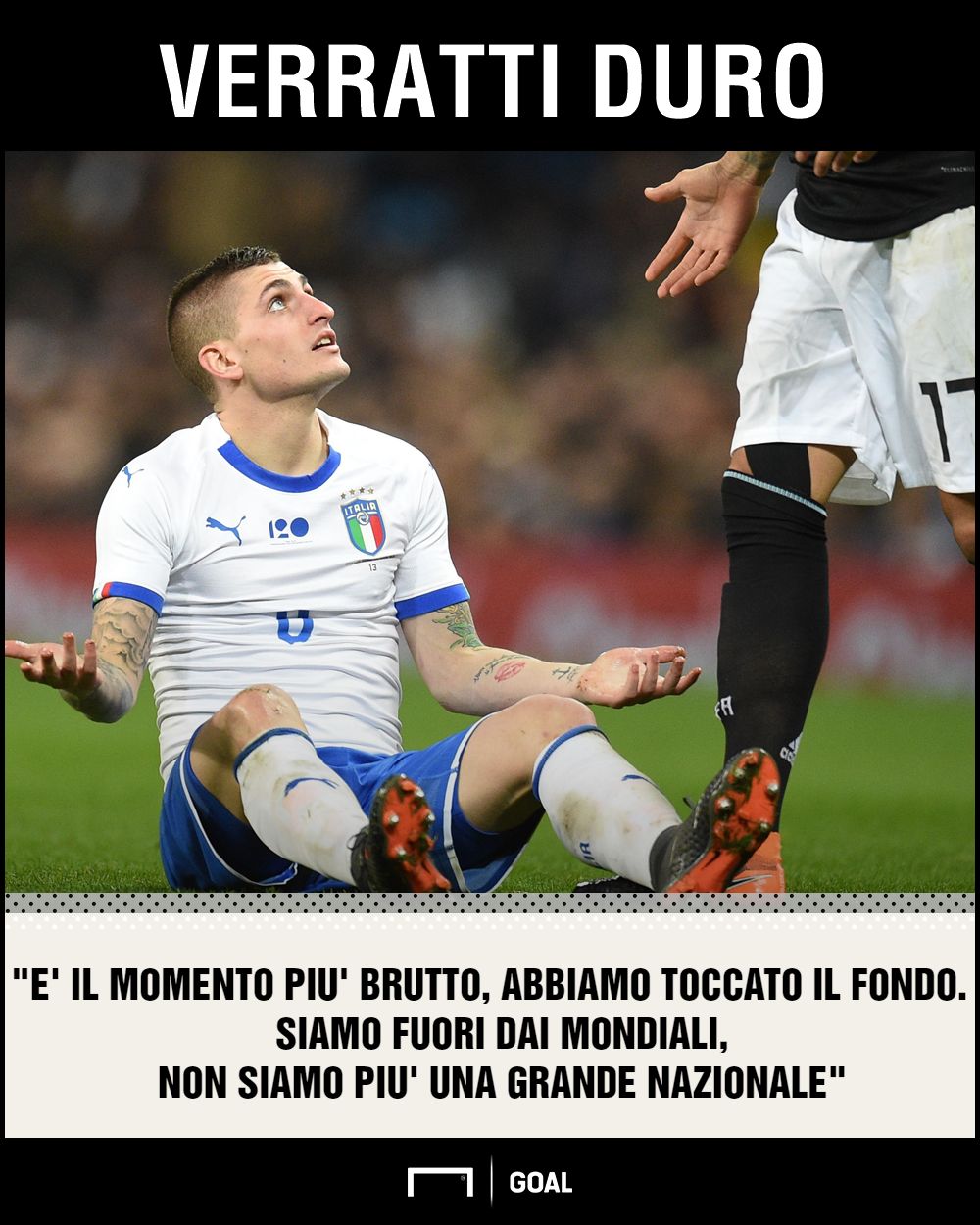 Verratti sul momento dell'Italia PS ita