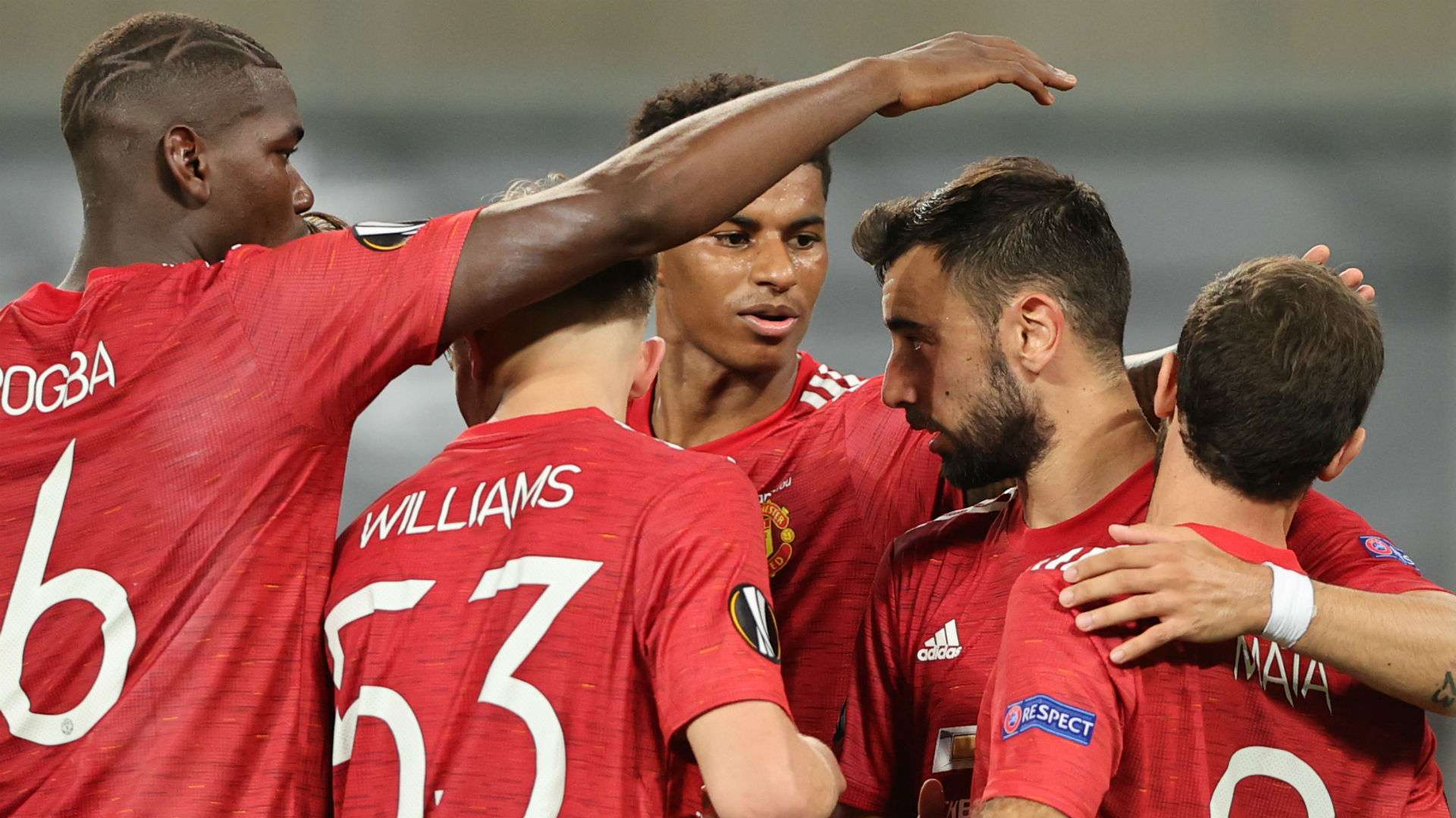Manchester United Bruno Fernandes Paul Pogba 2020