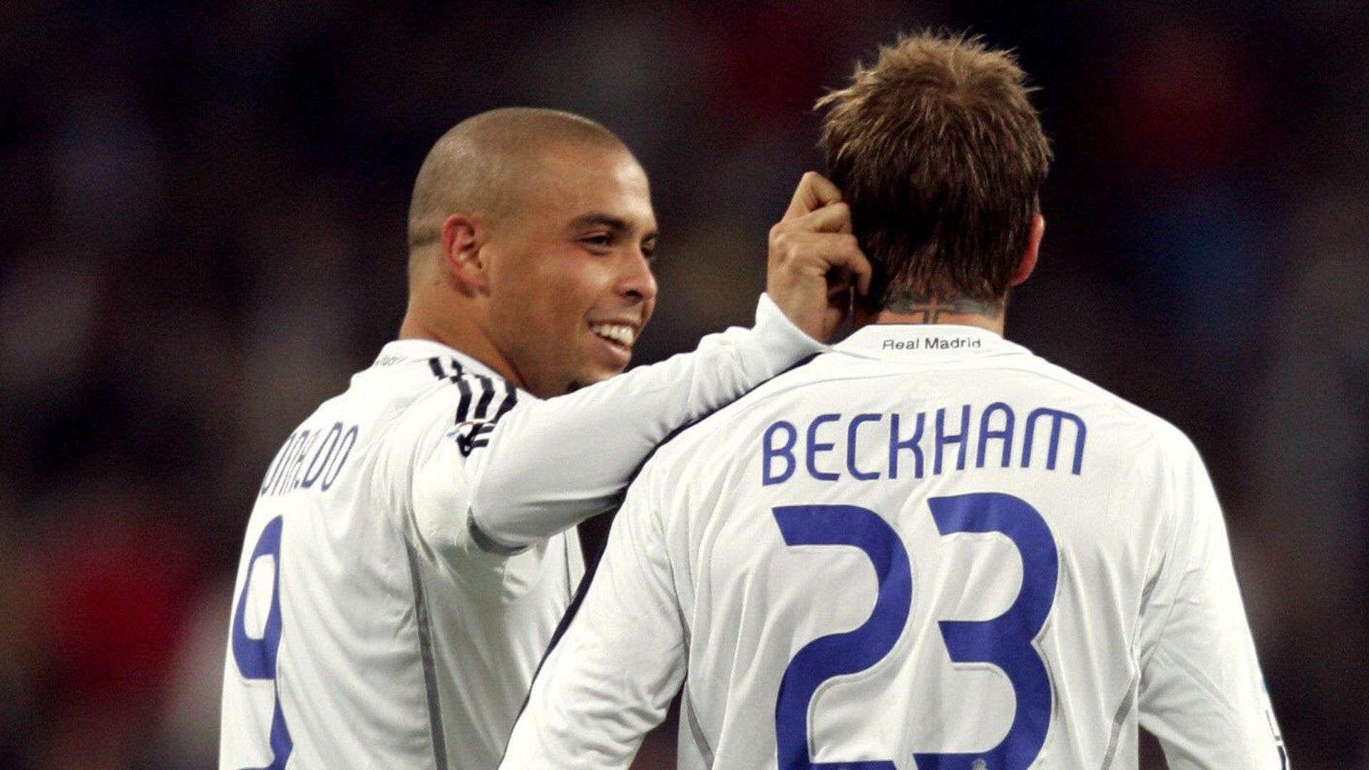 Ronaldo David Beckham Real Madrid