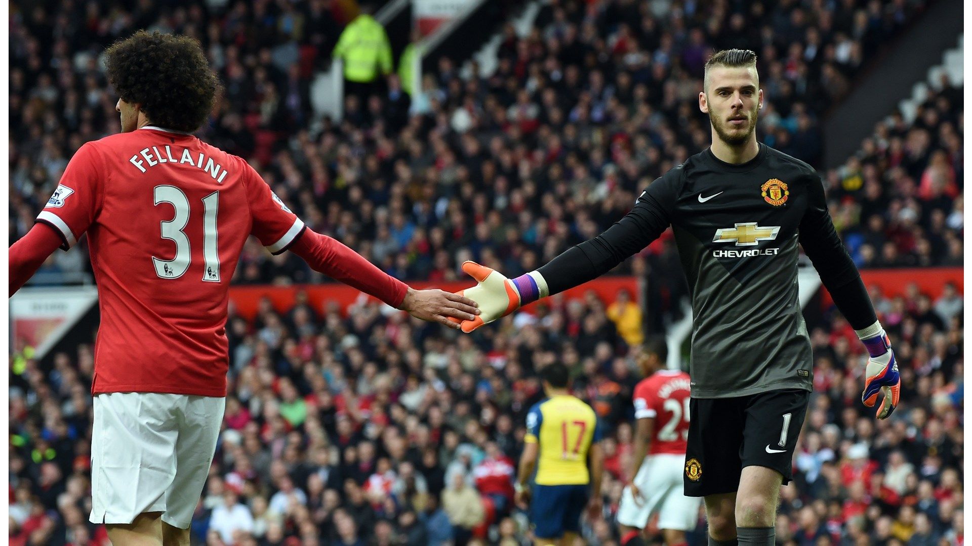 De Gea Fellaini Man Utd