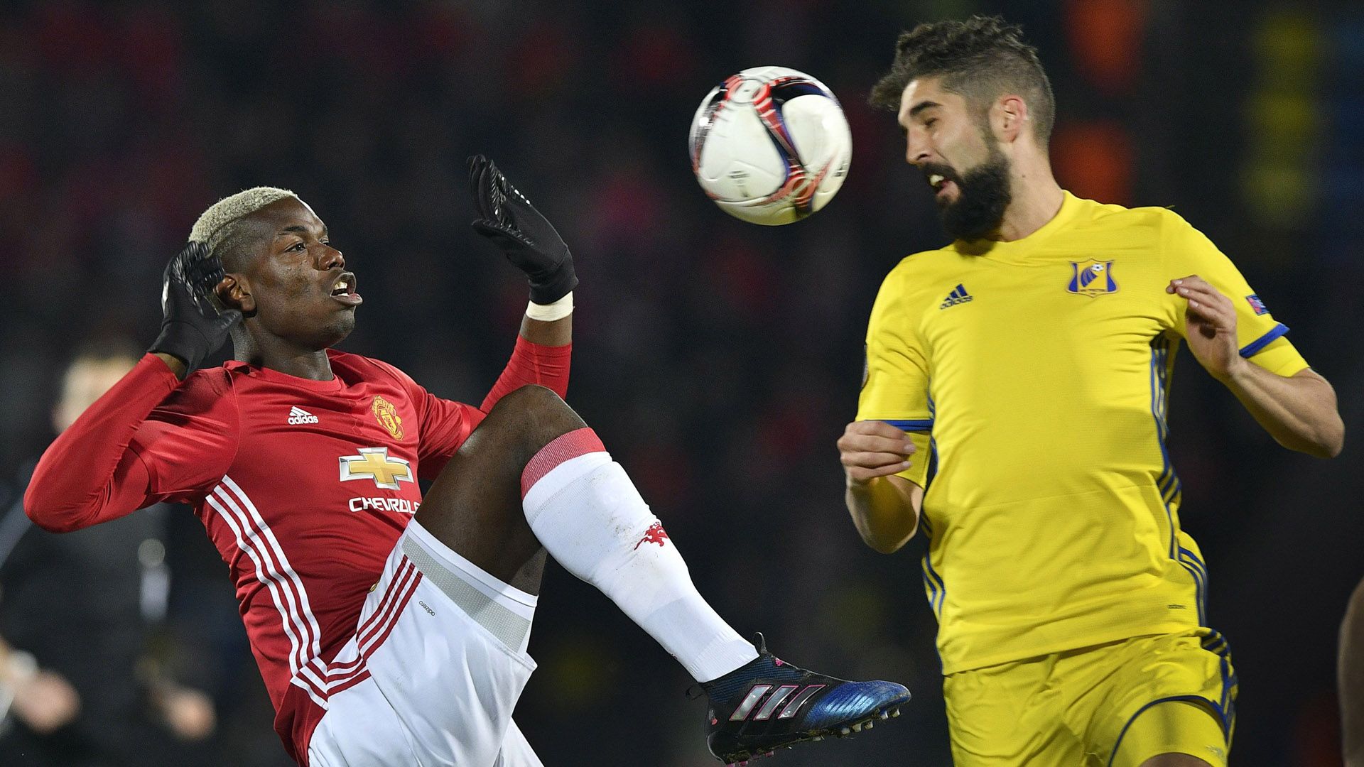 Paul Pogba Manchester United Europa League