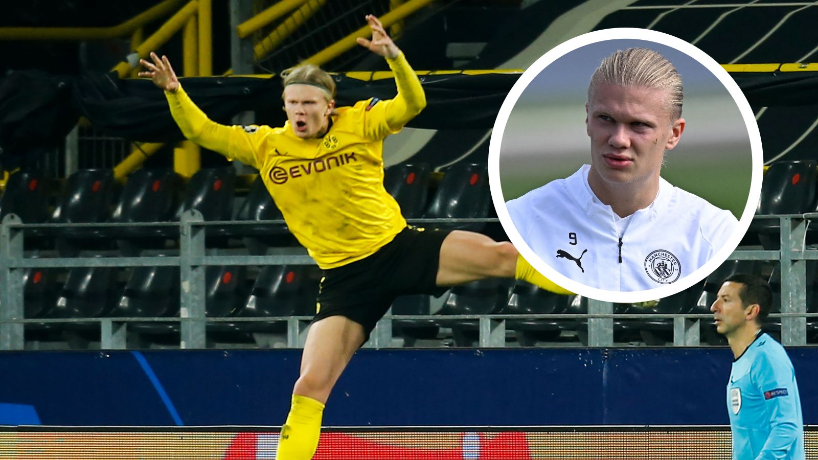 Haaland Borussia Dortmund Manchester City