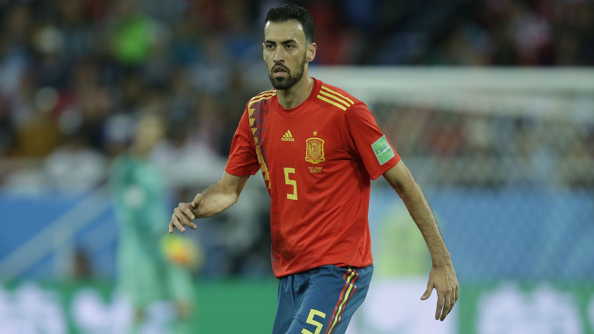 Sergio Busquets Spain World Cup 2018