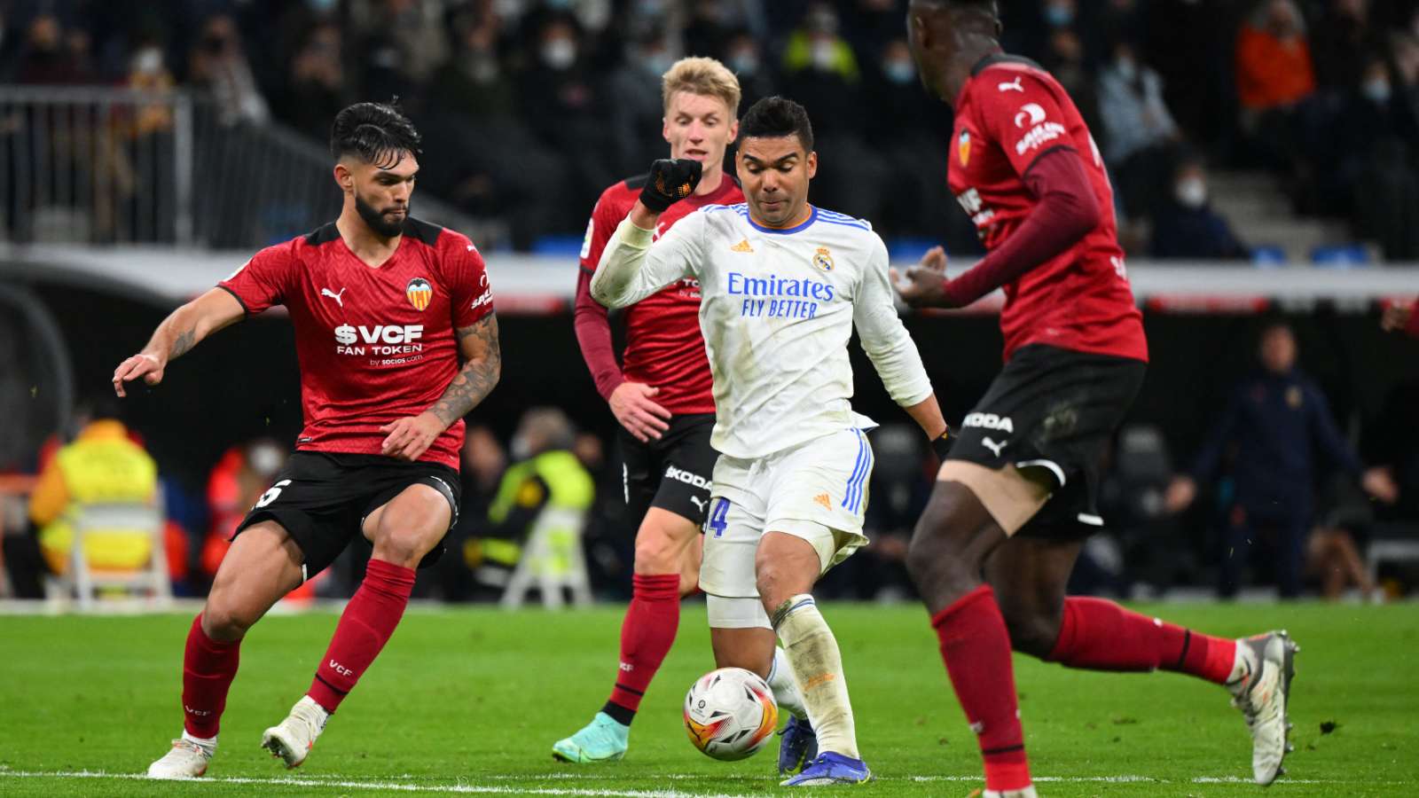Casemiro Real Madrid Valencia 08012022