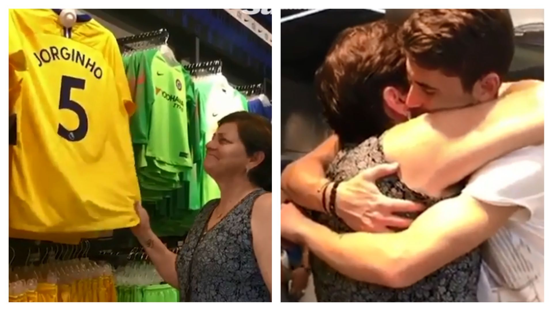 Jorginho mother collage