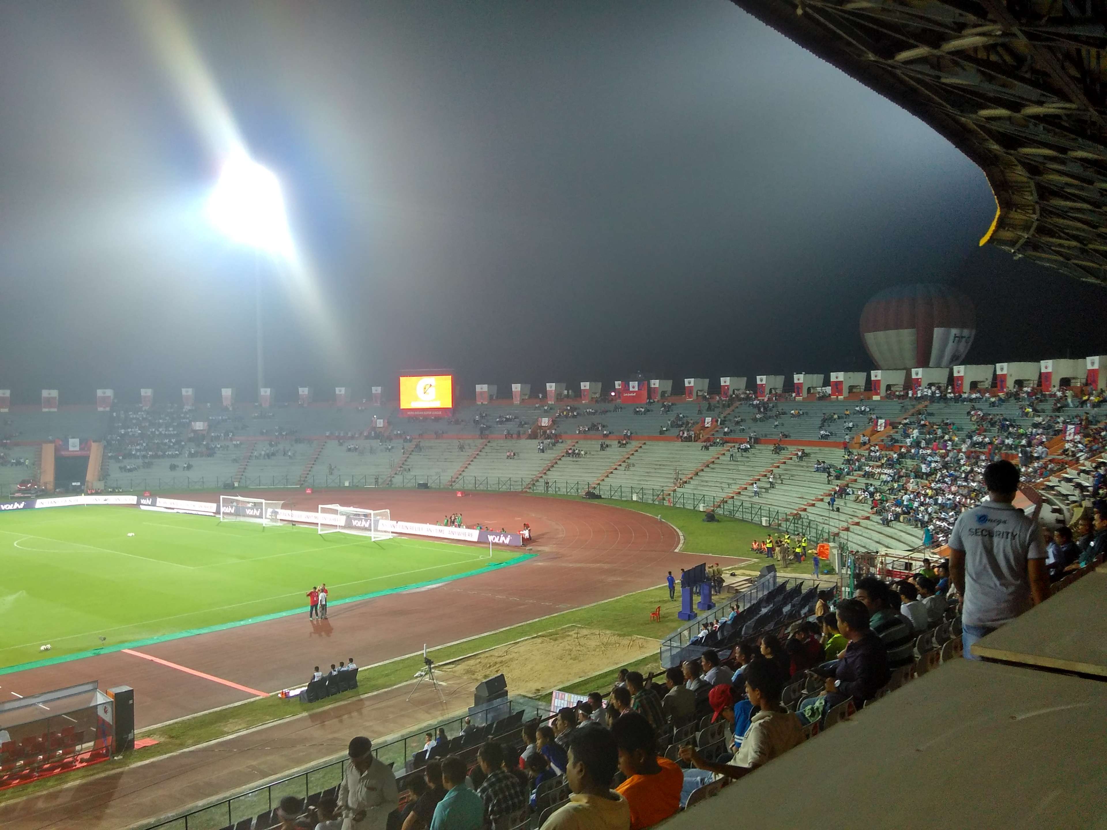 IG Stadium Guwahati during an ISL match